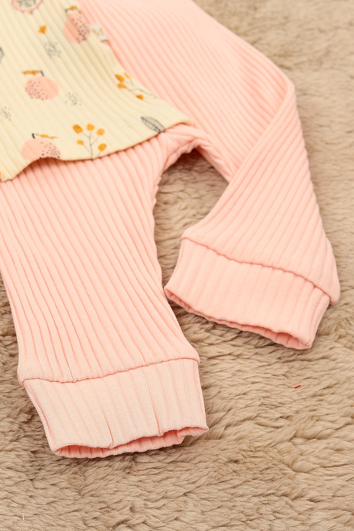 Pembe (3-12 Ay) Nar Baskılı Kız Çocuk Takım 152341