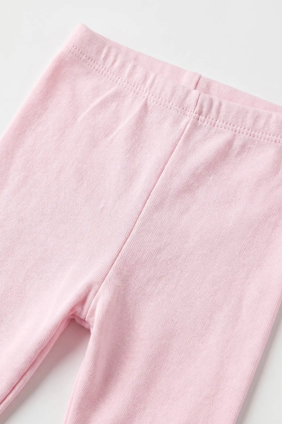Pembe (3-12 Ay) Tavşan Nakışlı Yan Çizgili Kız Bebek Takım 475927