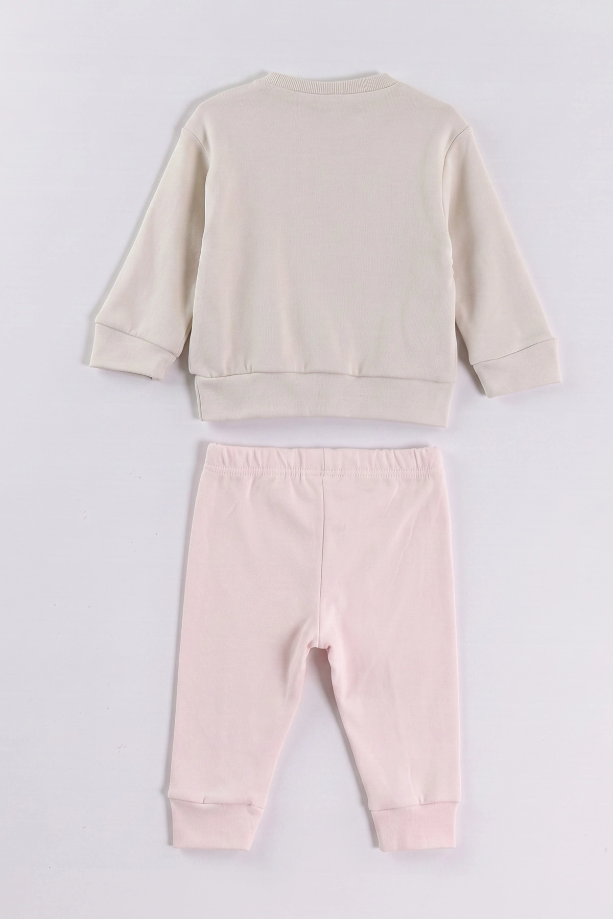 Pembe (3-18 Ay) Ayıcık Baskılı   Alt Çimalı  Kız Bebek 2'li Takım 477638