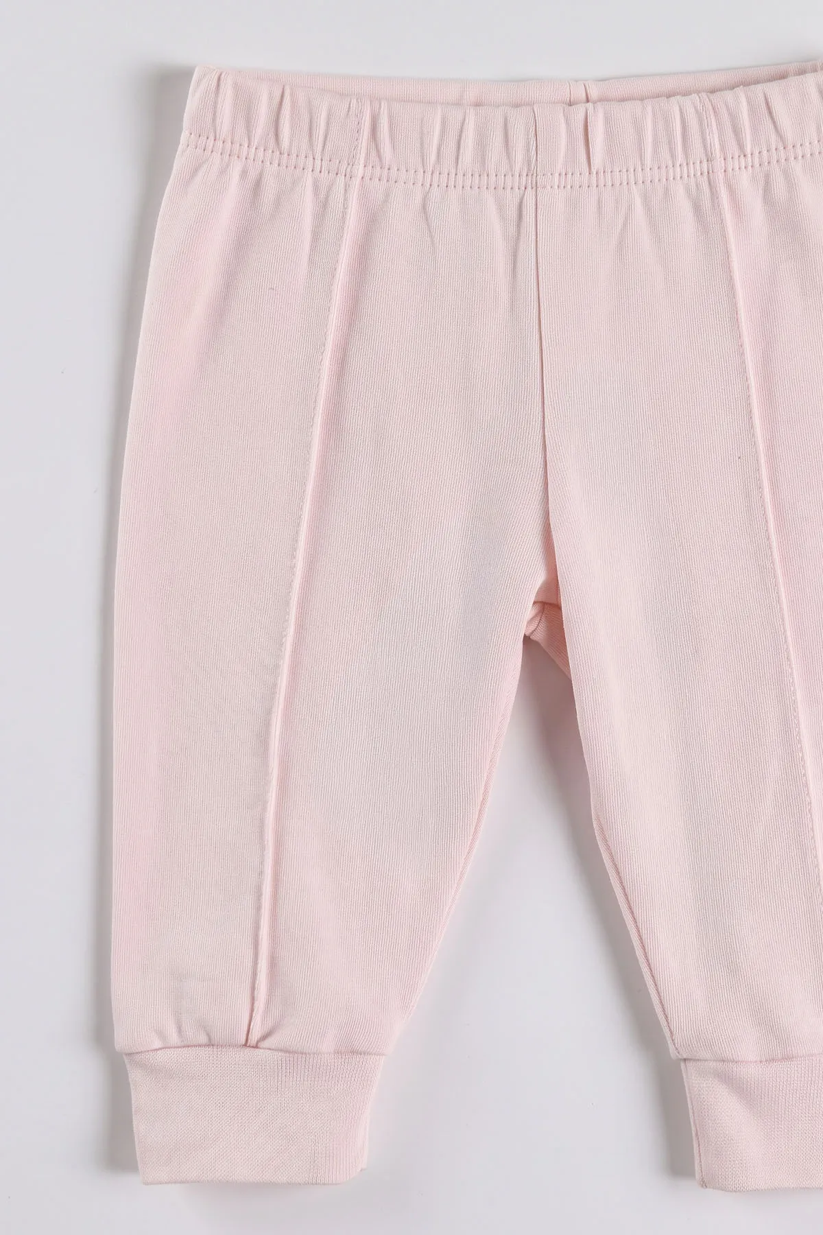 Pembe (3-18 Ay) Çilek Nakışlı Alt Çimalı Kız Bebek 2'li Takım 477539