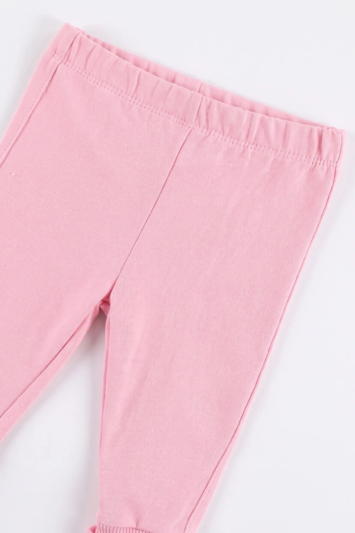 Pembe (3-18 Ay) Kapüşonlu Panda Baskılı Hırkalı Çıtçıtlı Zıbınlı Kız Bebek 3'lü Takım 487548