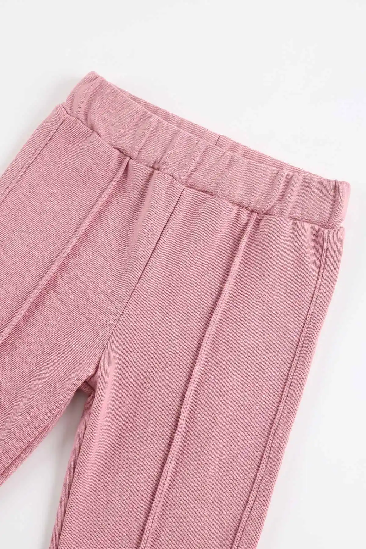 Pembe (3-18 Ay) Wild Nakışlı Waffle  Kız Bebek 2'li Takım 487653
