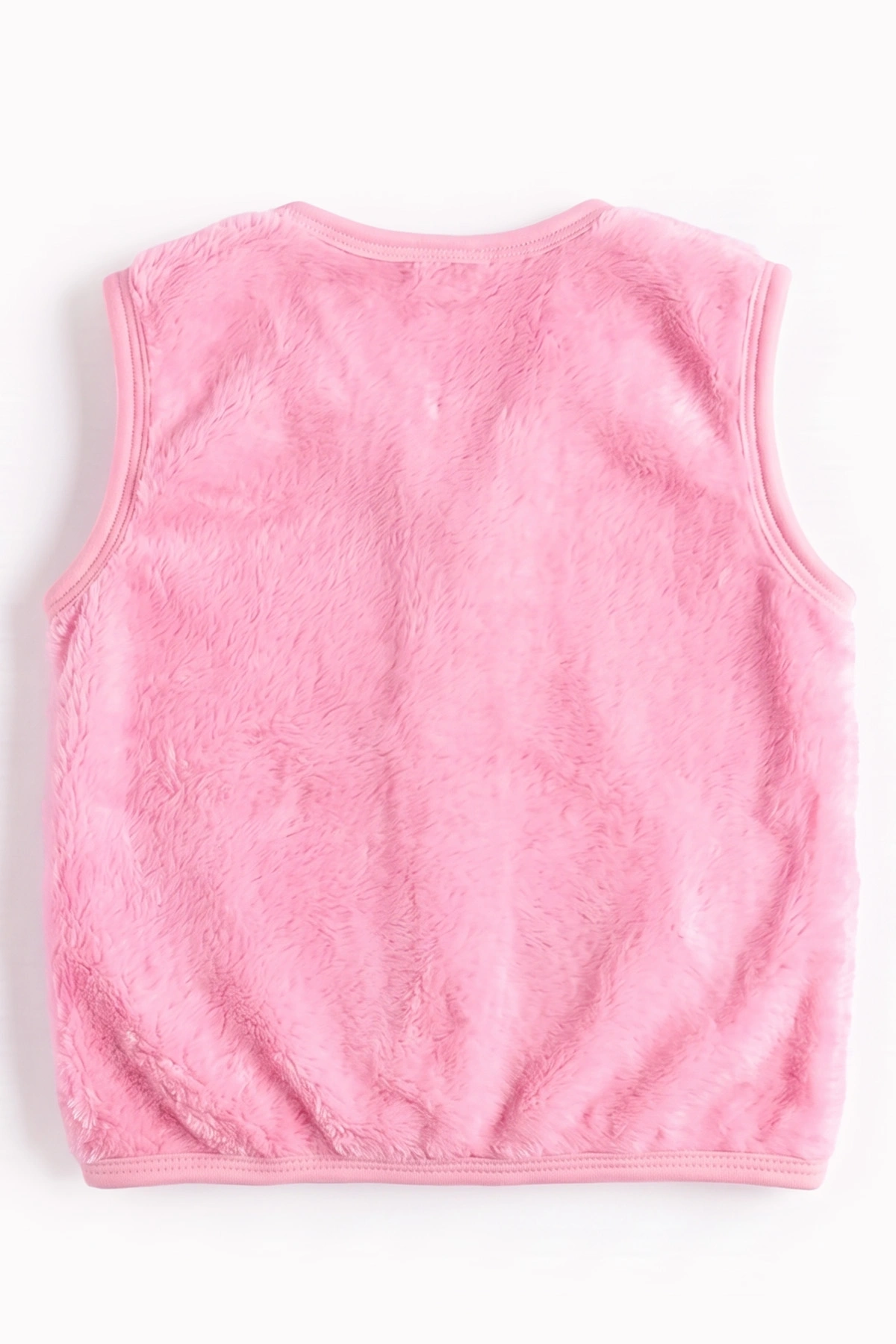 Pembe (3-6 Yaş) Ayıcık Armalı Peluş Çocuk Yelek 493765