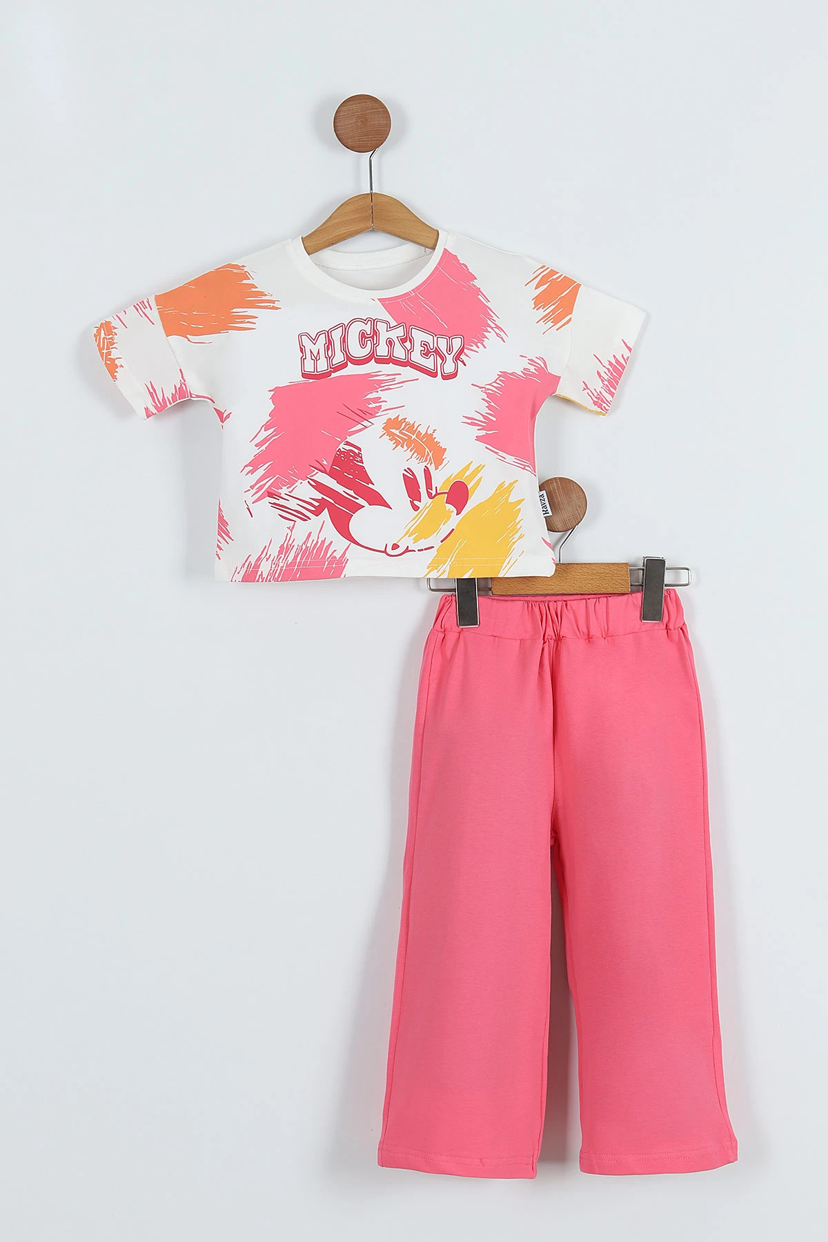 Pembe (3-7 Yaş) Fare baskılı Kız Çocuk Takım 260055