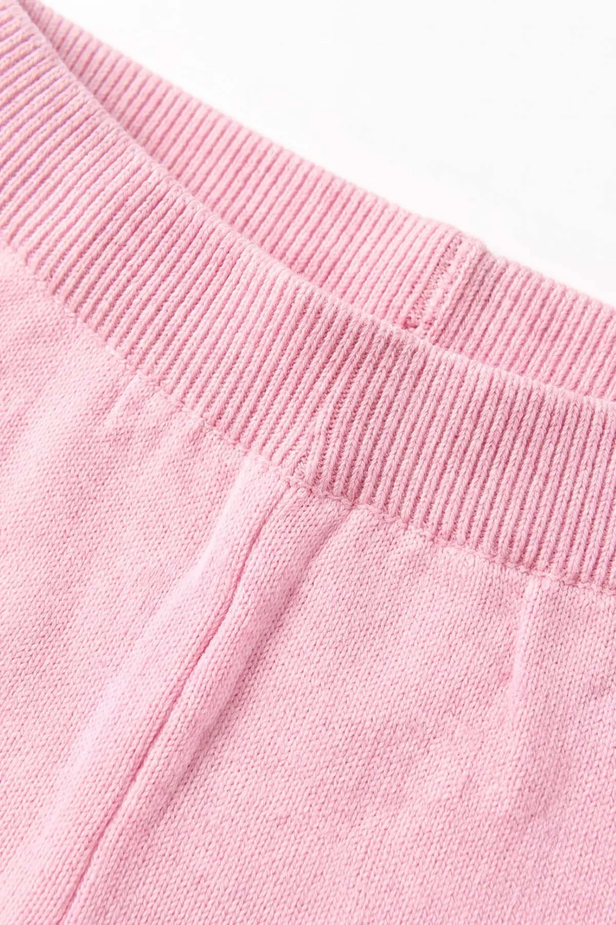 Pembe (3-8 Yaş) Ponponlu Triko Kız Çocuk Pantolon 474861
