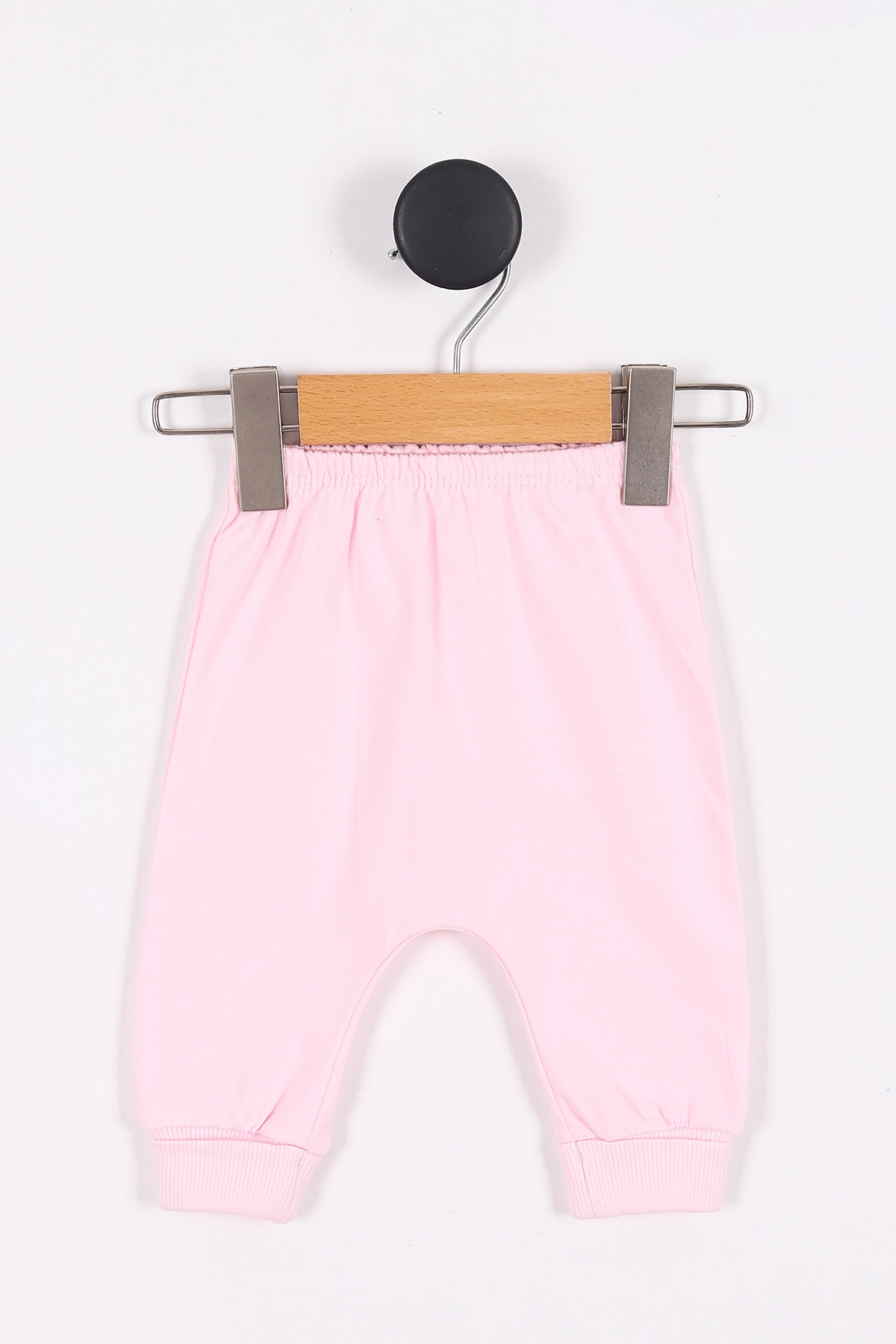 Pembe (3-9 Ay) Flowers Nakışlı Çiçek Desenli Kapüşonlu Kız Bebek Takım 279948