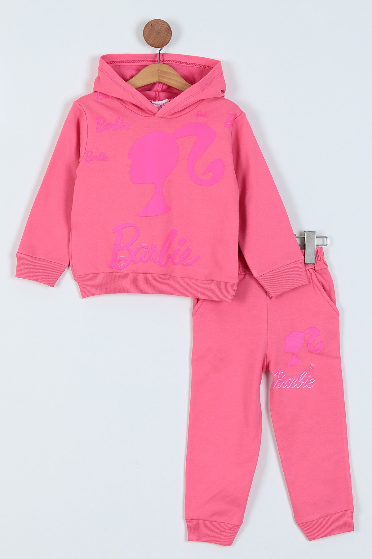 Pembe (3-9 Yaş) Baskılı  Kız Çocuk Takım 224138