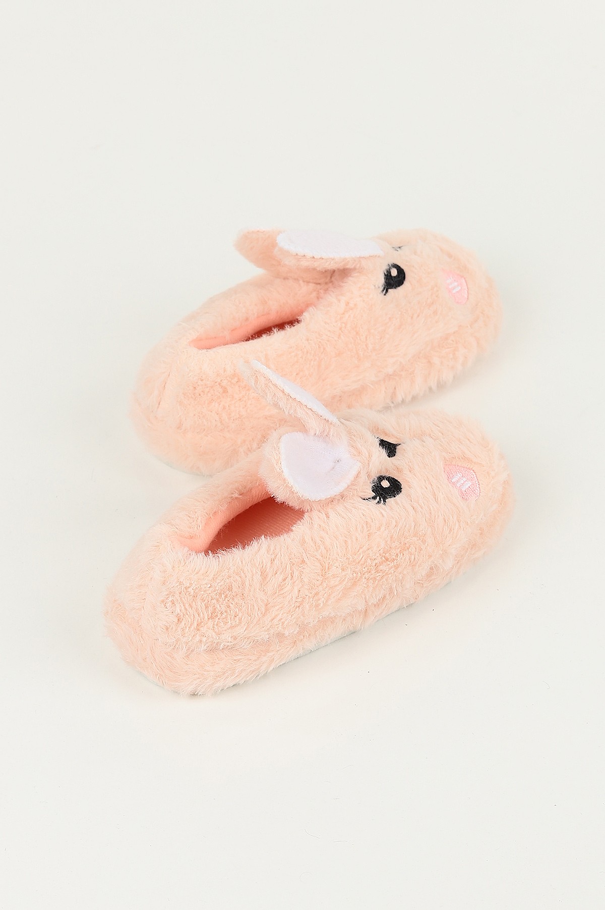 Pembe (30-35) Tavşan Nakışlı Kız Çocuk Panduf 147097
