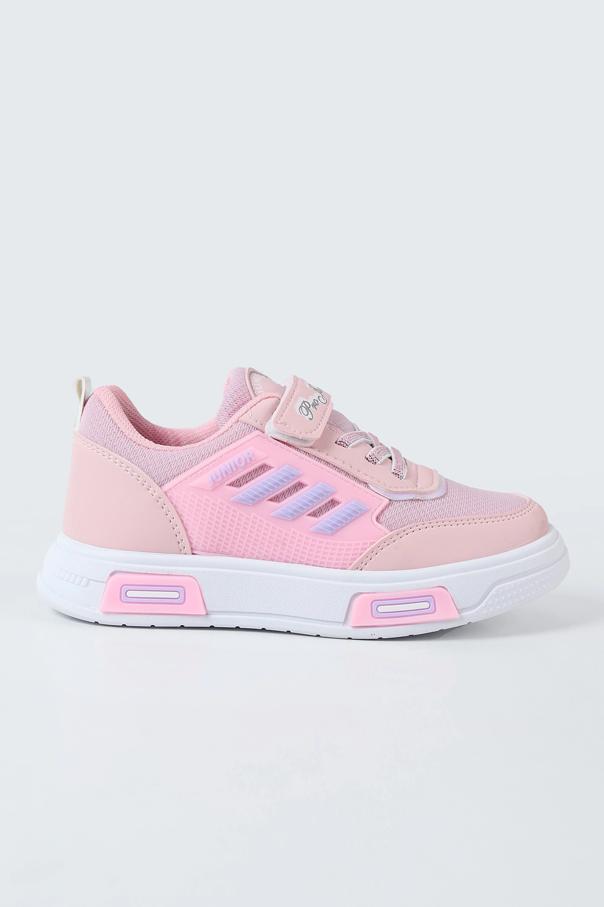 Pembe ( 31 - 35 ) Bağcıklı Cırt Bantlı Kız Çocuk Spor Ayakkabı 488160