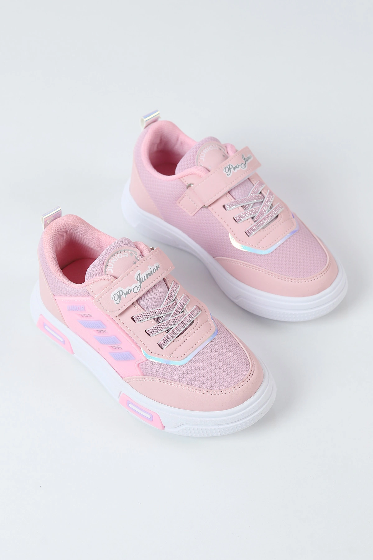 Pembe ( 31 - 35 ) Bağcıklı Cırt Bantlı Kız Çocuk Spor Ayakkabı 488160