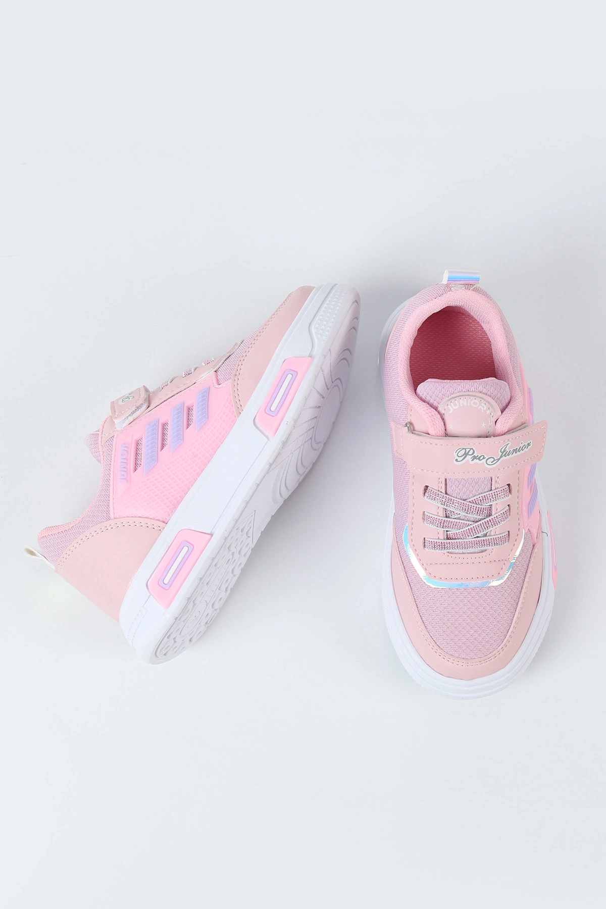 Pembe ( 31 - 35 ) Bağcıklı Cırt Bantlı Kız Çocuk Spor Ayakkabı 488160