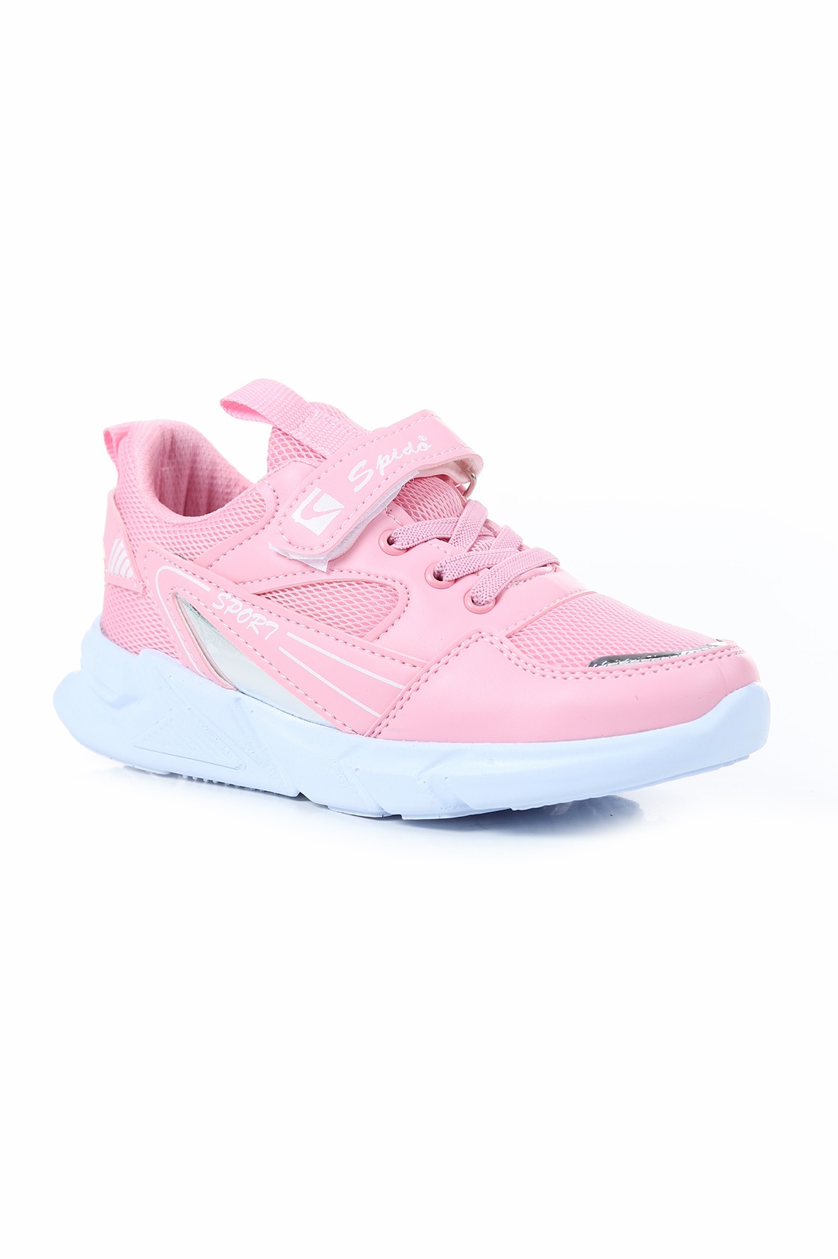 Pembe (31-35 Filet) Cırtlı Lastikli Sport Baskılı Kız  Çocuk Spor Ayakkabı 169062