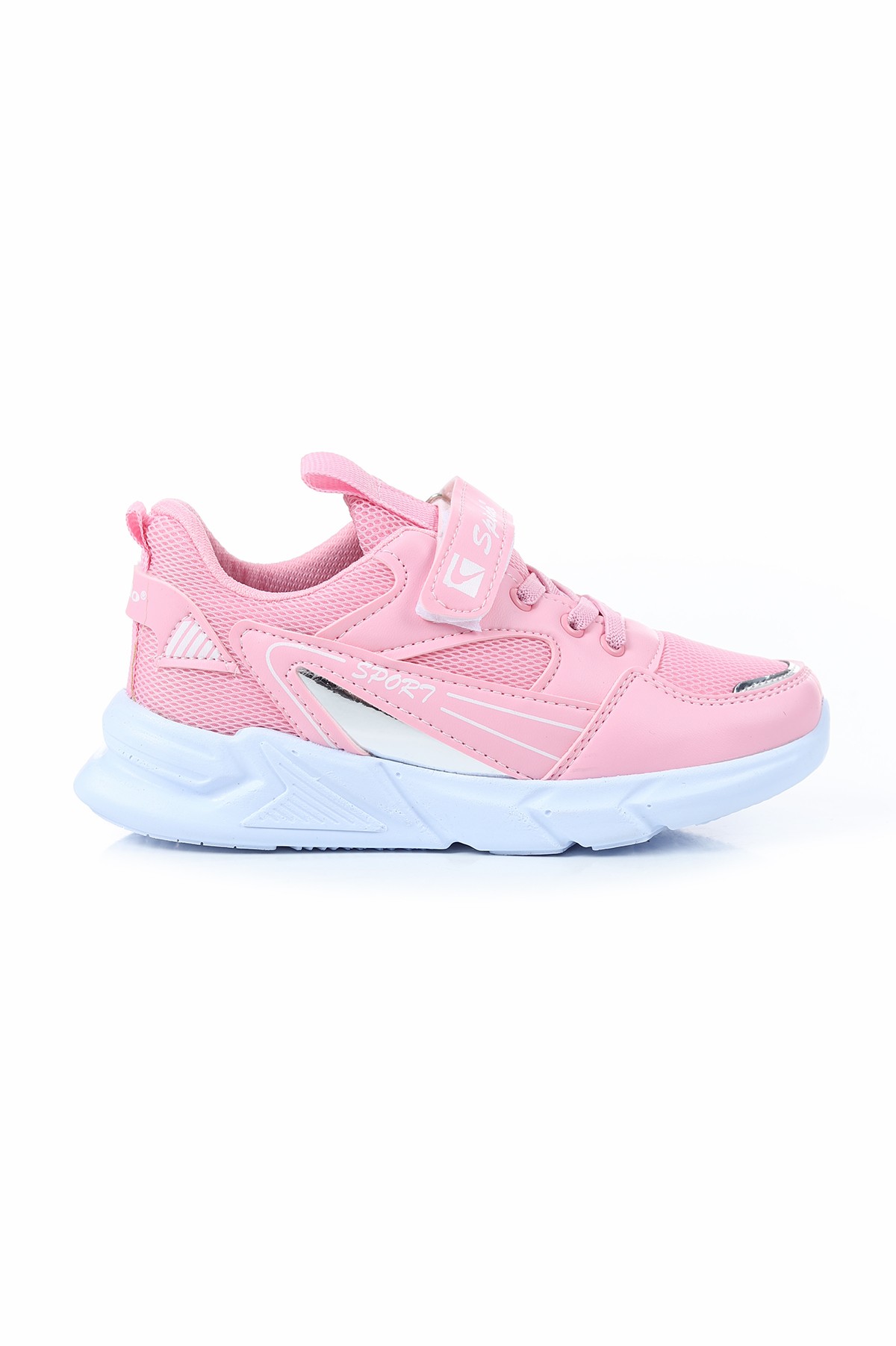Pembe (31-35 Filet) Cırtlı Lastikli Sport Baskılı Kız  Çocuk Spor Ayakkabı 169062