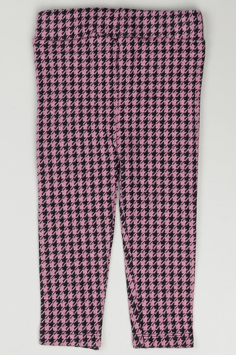 Pembe (4-12 Yaş) Tavşan Baskılı Kız Çocuk Tayt 87061