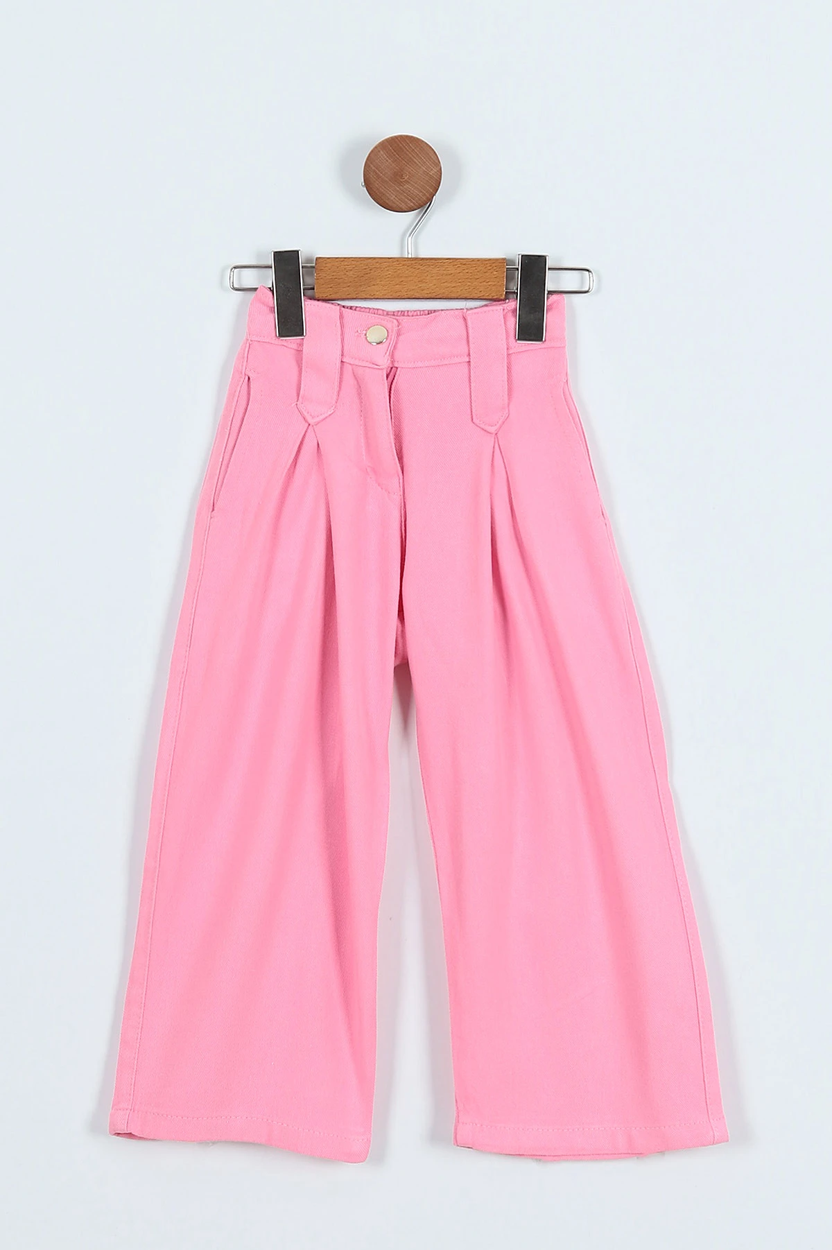 Pembe (4-9 Yaş) Üçgen Köprülü Kız Çocuk Pantolon 246185