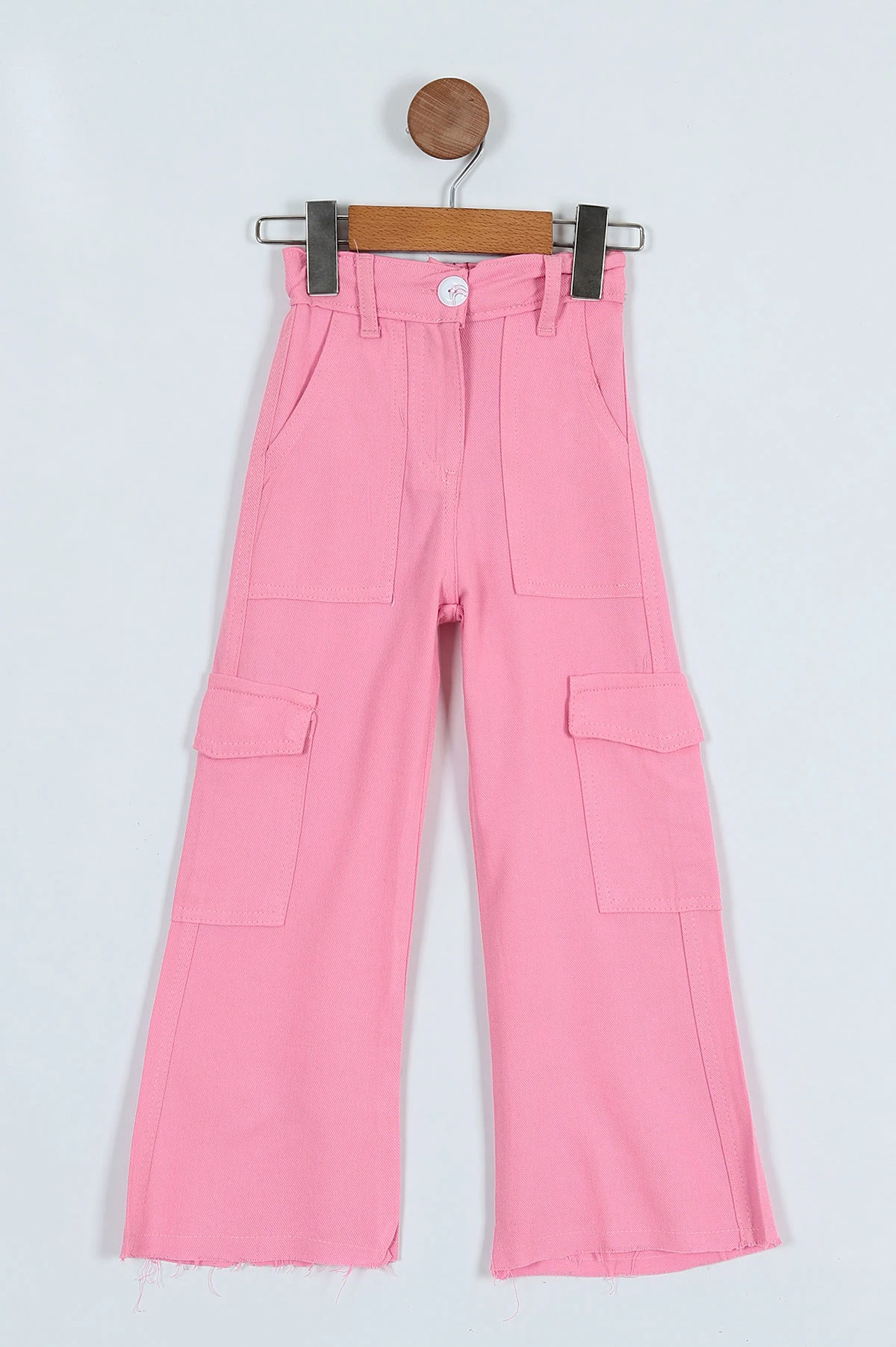 Pembe (4-9 Yaş) Viskon  Kız Çocuk Pantolon246177