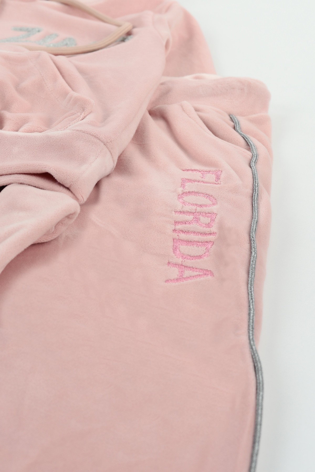 Pembe (5-8 Yaş) Amazıng Florida Nakışlı Kız Çocuk Takımı 128823