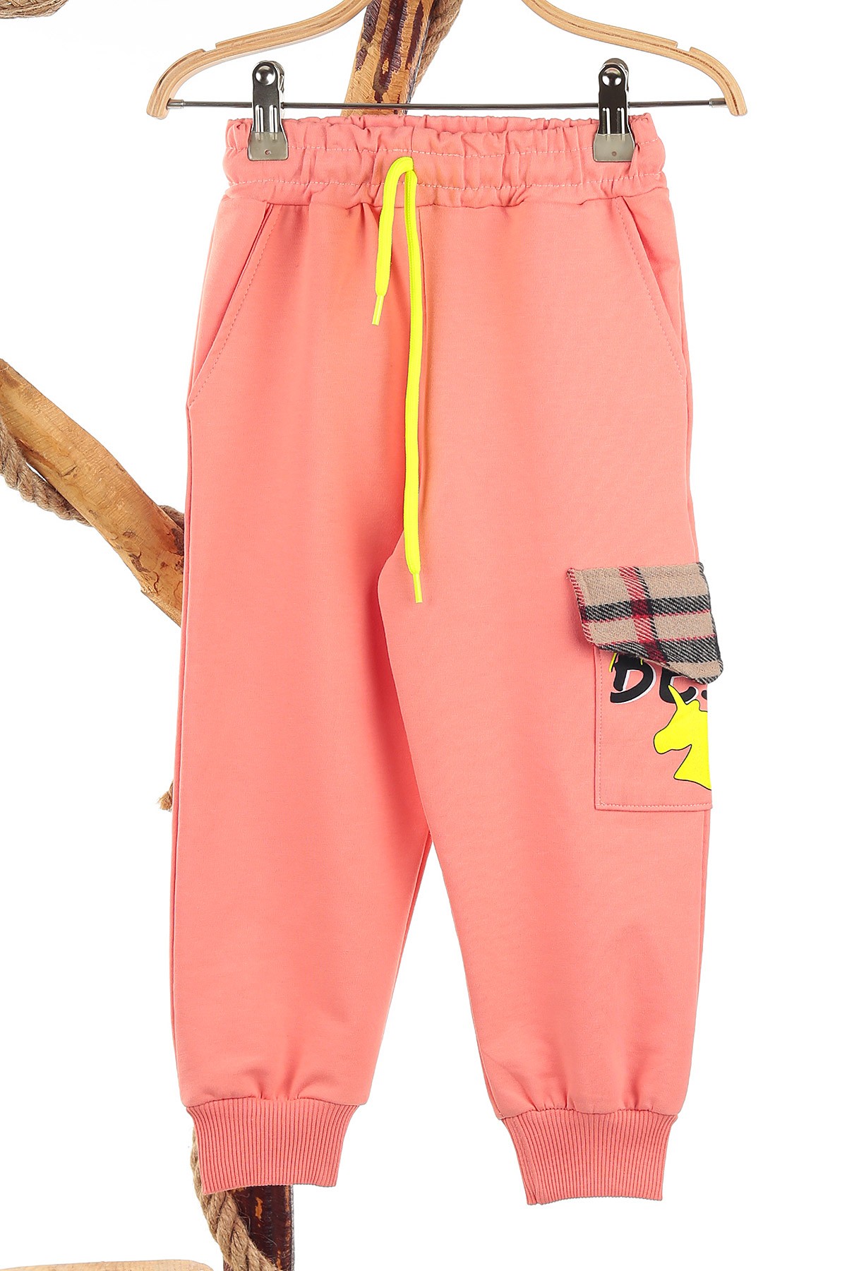 Pembe (5-8 Yaş) Best Frıends Baskılı Kapüşonlu Kız Çocuk Mevsimlik İkili Takım 133723
