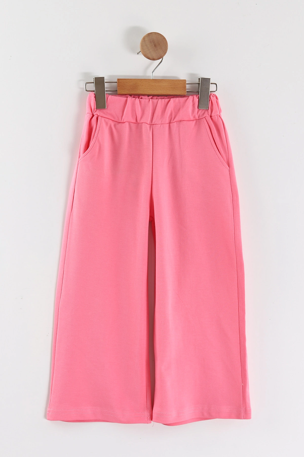 Pembe (5-8 Yaş)Bol Paça Kız Çocuk Eşofman Altı 463996