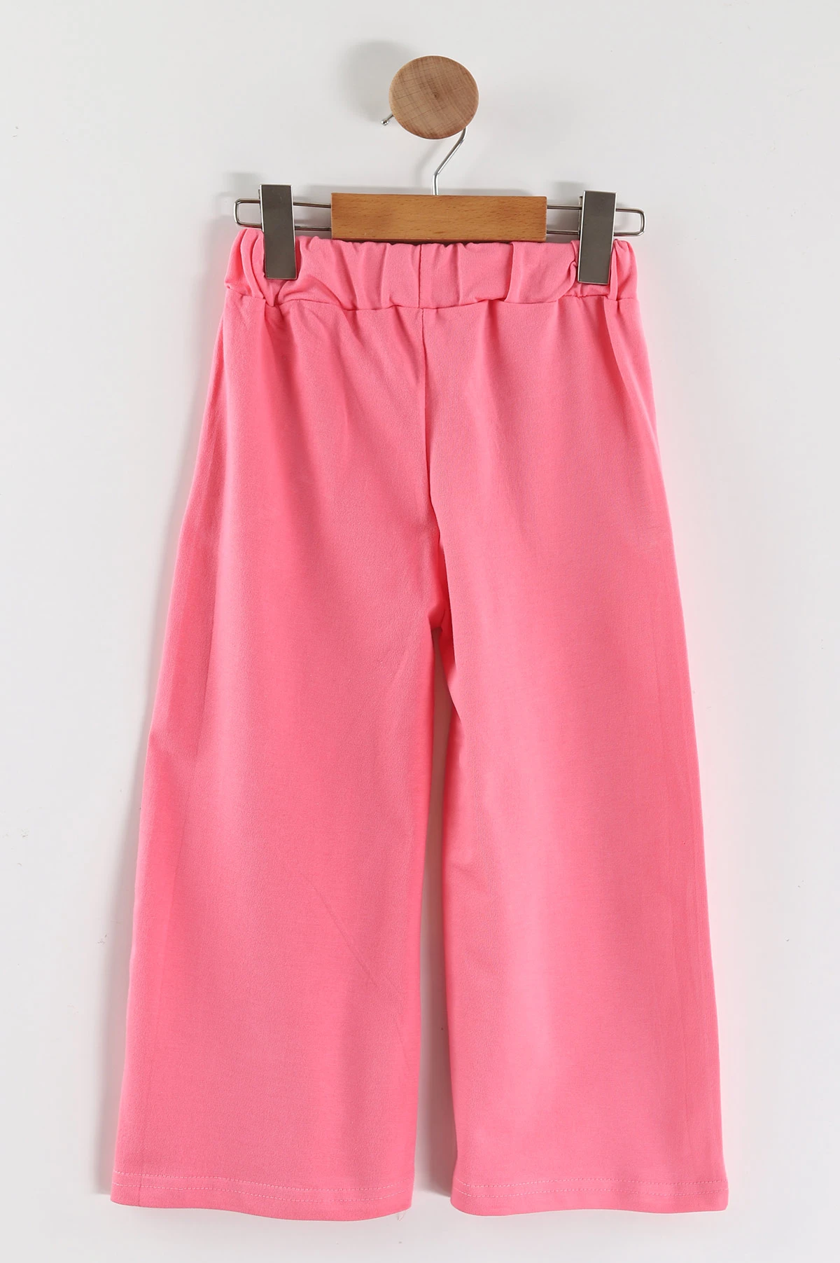 Pembe (5-8 Yaş)Bol Paça Kız Çocuk Eşofman Altı 463996