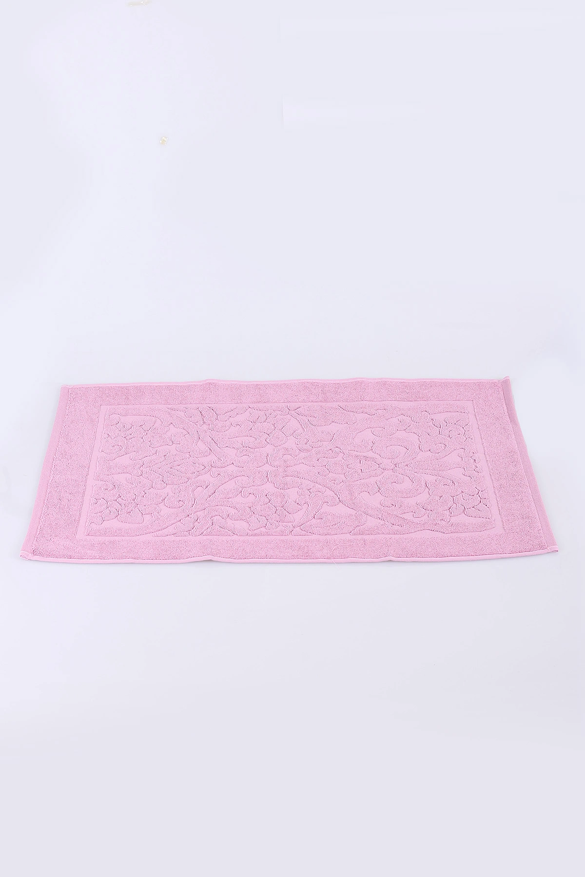Pembe 50x70 Cm Şal Desenli Ayak Havlusu 448896