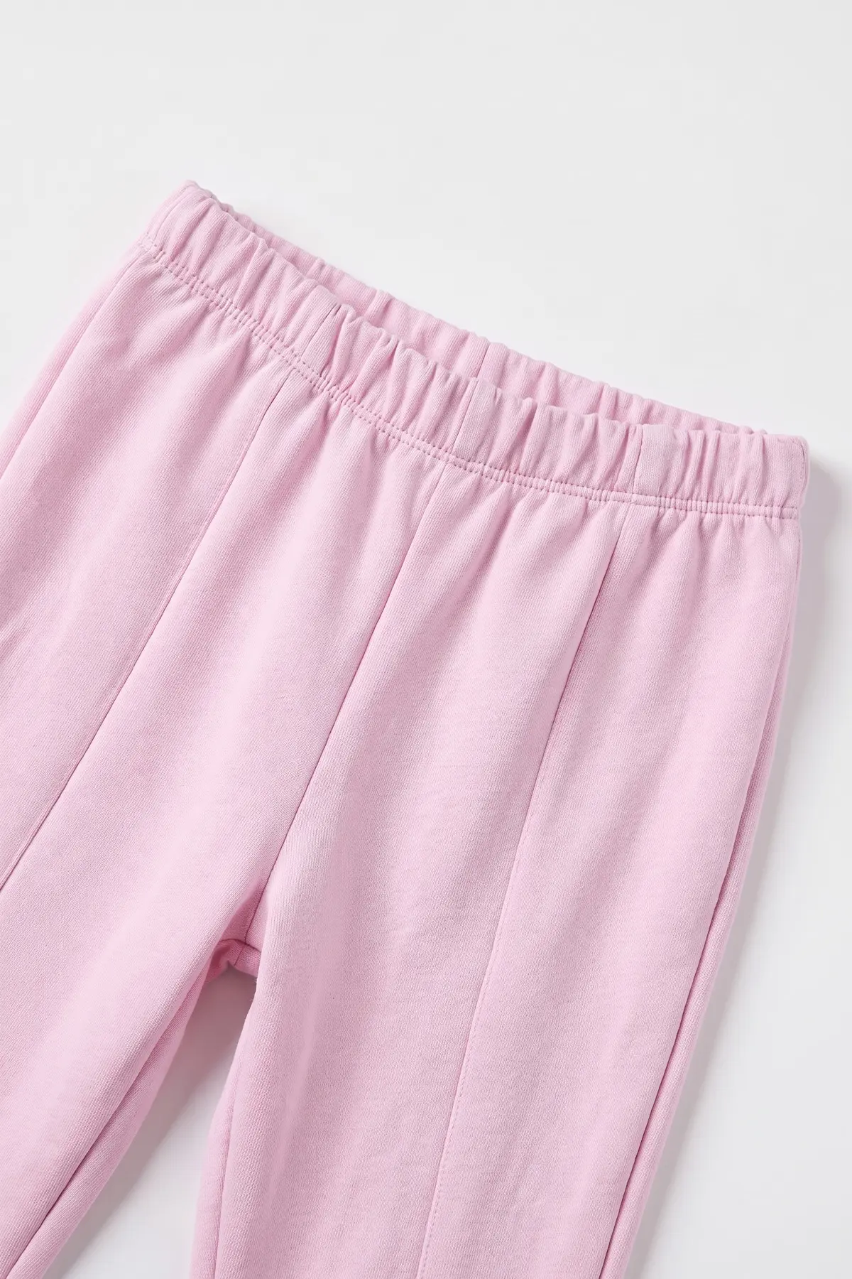 Pembe (6-10 Yaş) Kalp Nakışlı İspanyol Taytlı 2 İp Kız Çocuk Mevsimlik Takım 488381