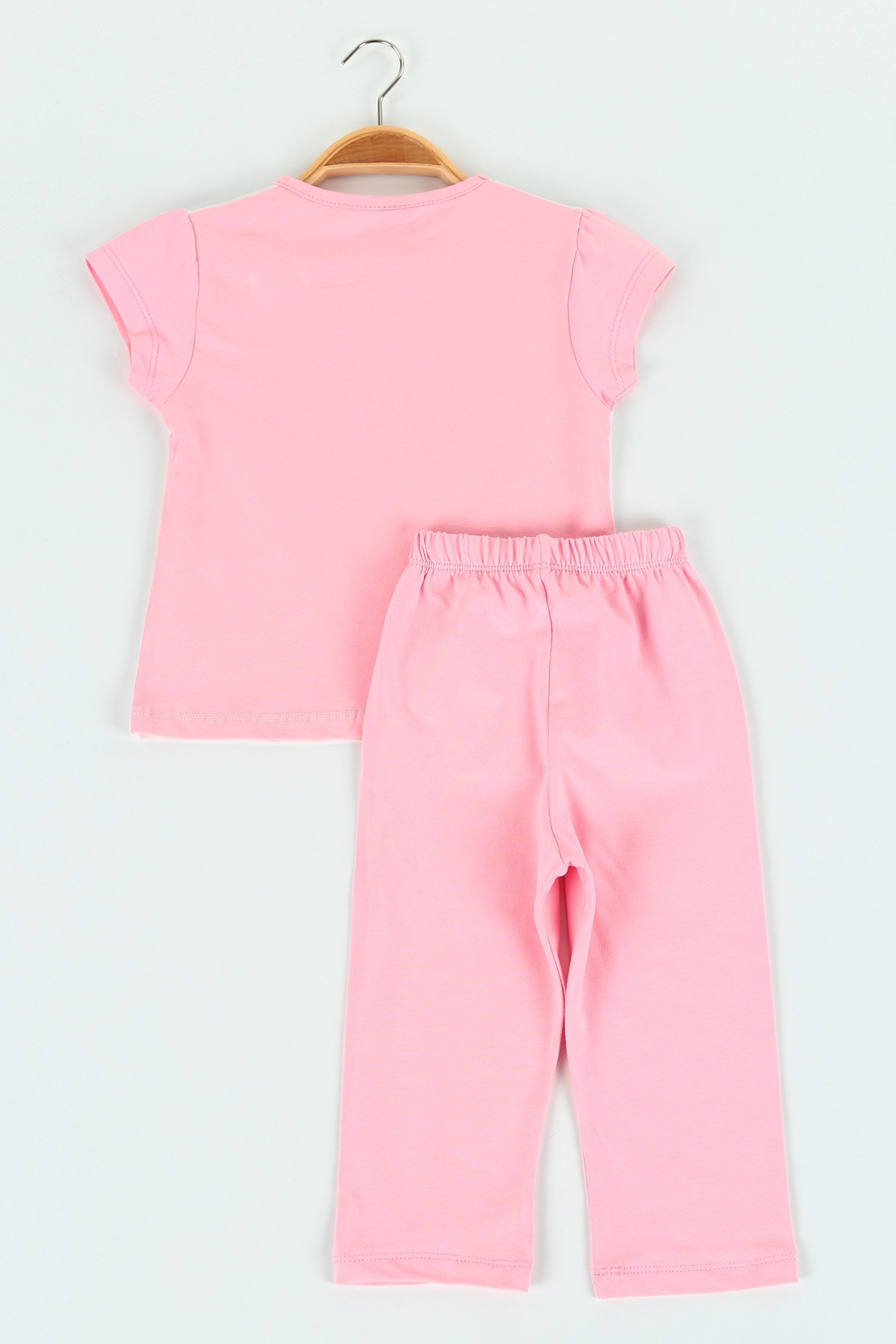 Pembe (6-12 Yaş)Cool Baskılı Kız Çocuk İkili Takım 120411