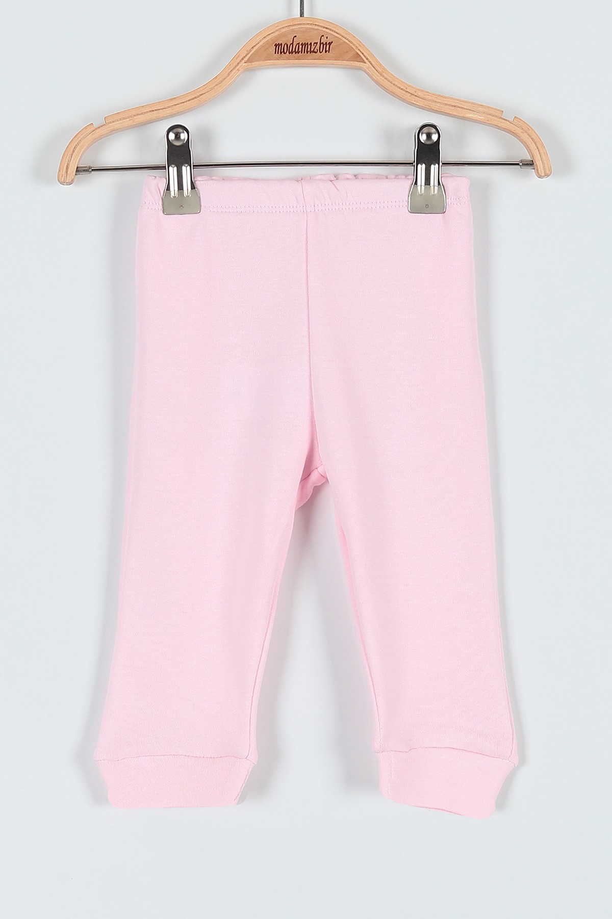 Pembe (6-18 Ay) Dansçı Civciv Baskılı Düğme Detaylı Kız Bebe Takım 181746
