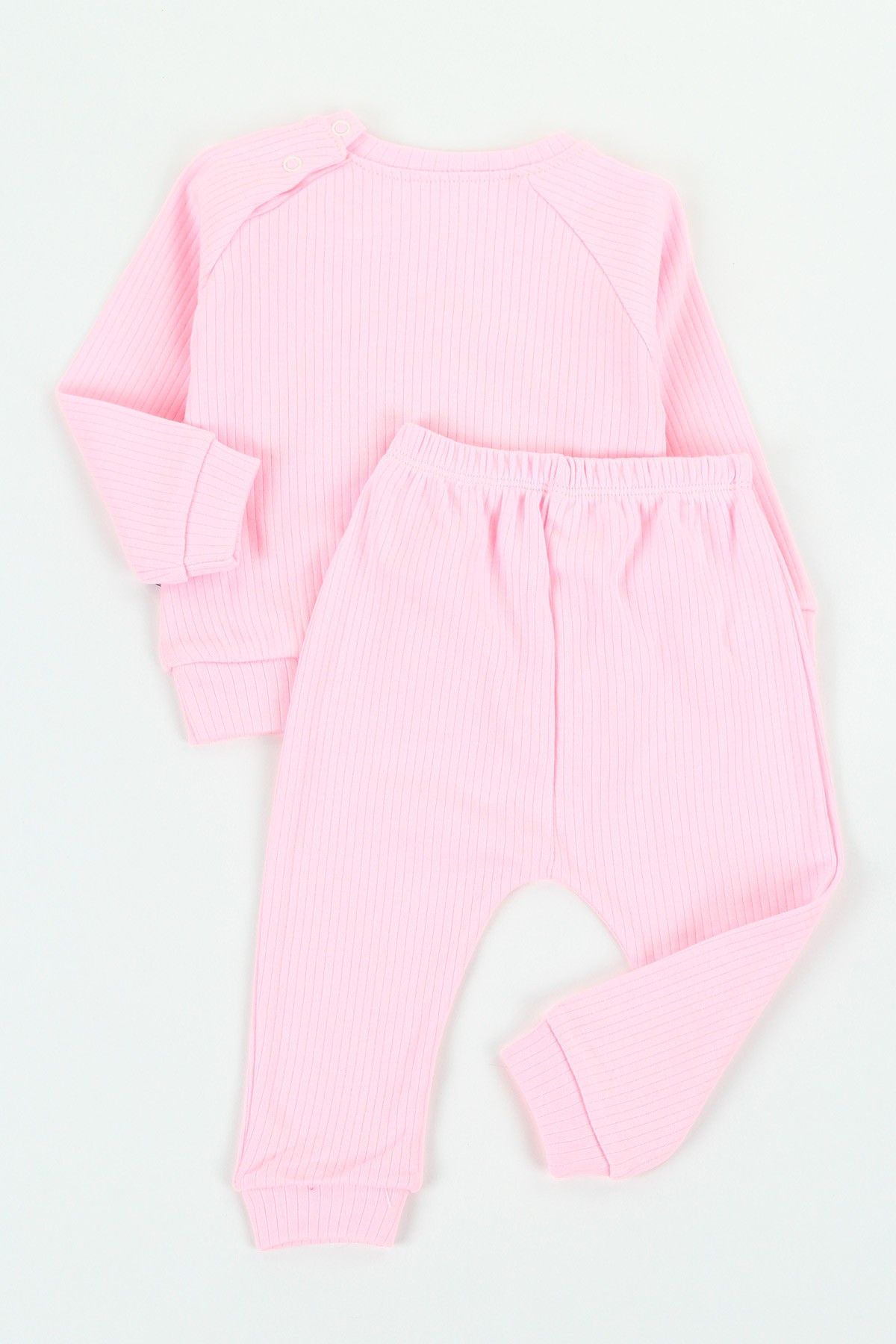 Pembe (6-18 ay) Süzene Nakışlı Kız Çocuk Takım 127435