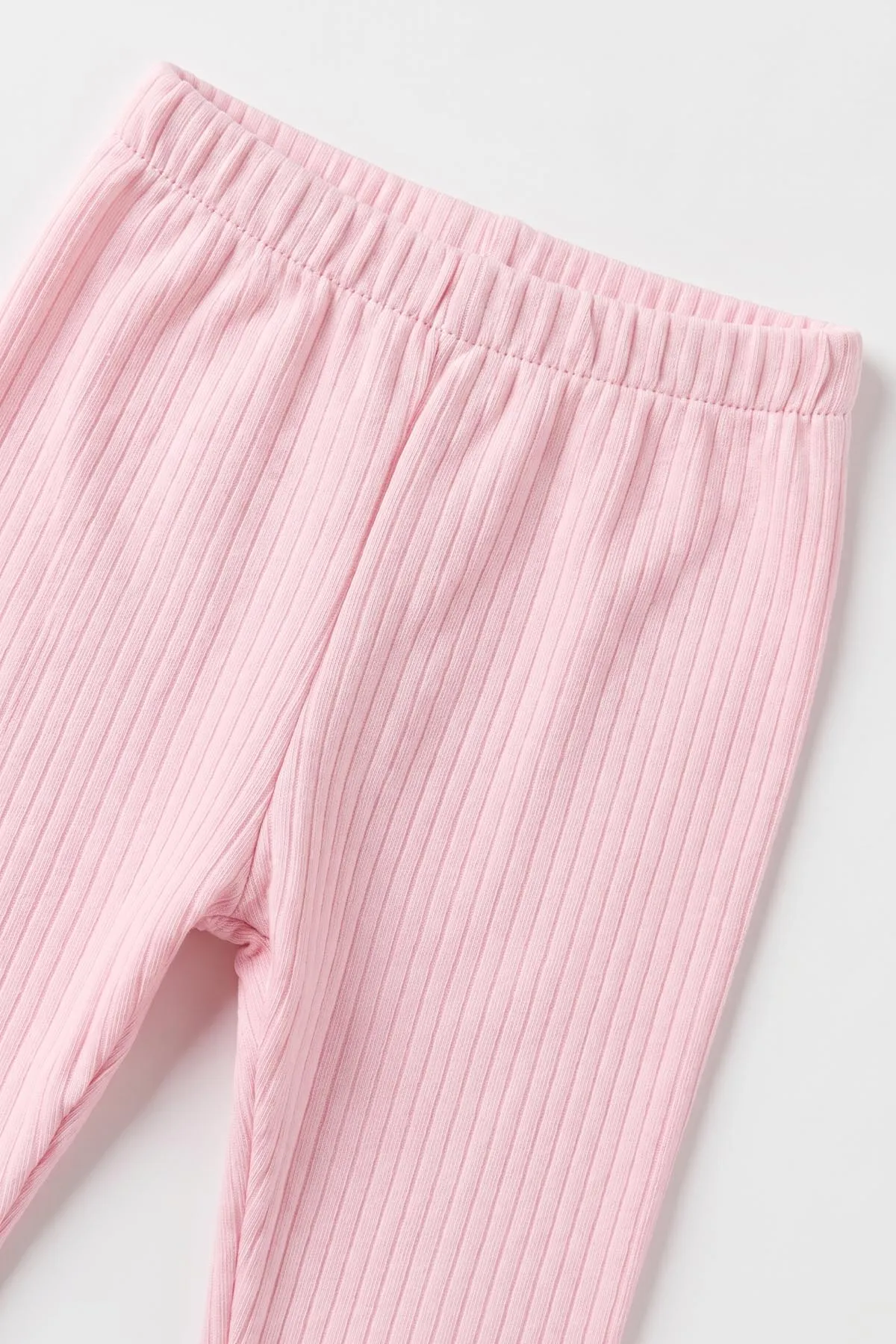 Pembe (6-18 Ay)Süzene Mini Nakışlı Alt Fitilli Kız Bebek Takım 479387