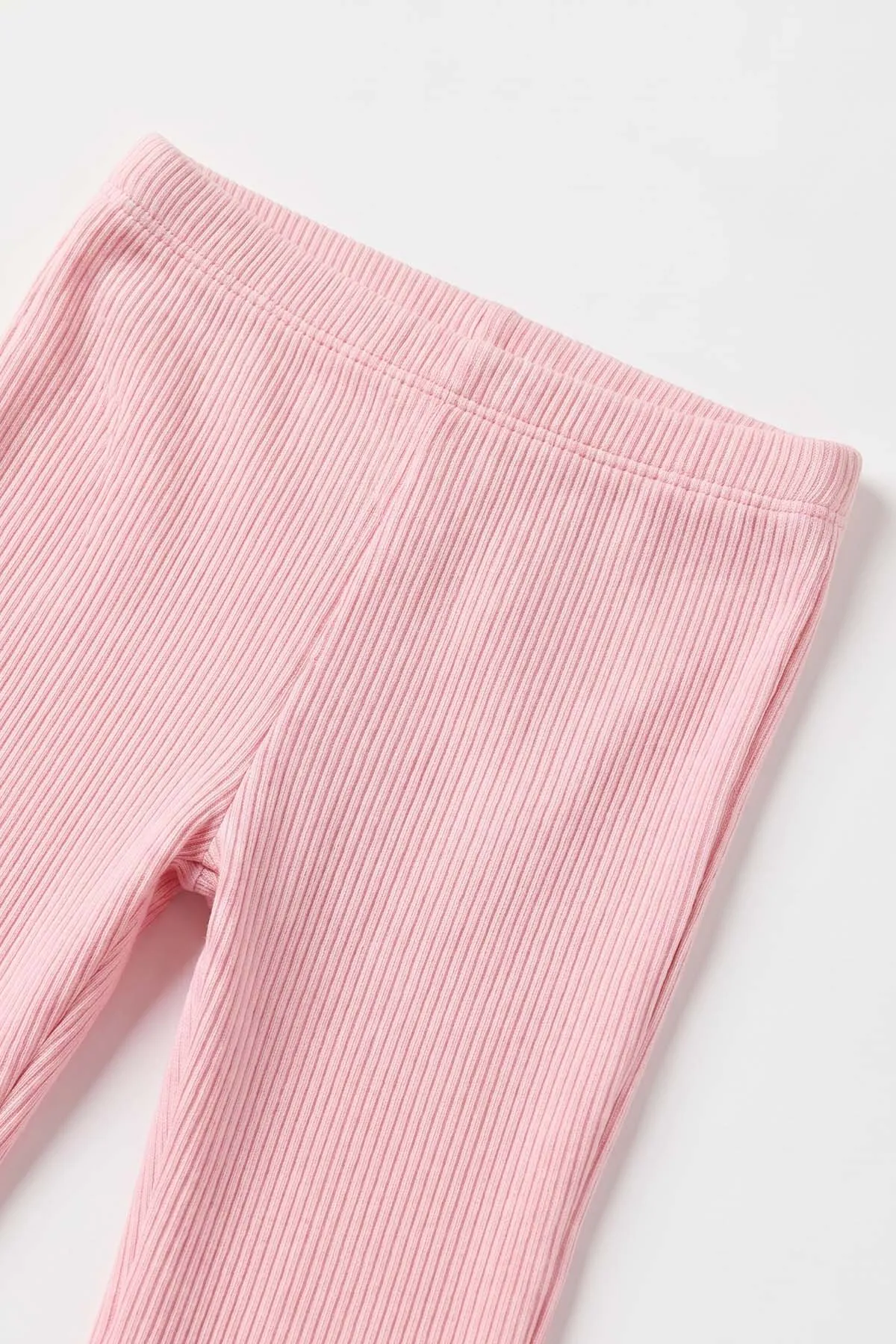 Pembe (6-24 Ay) Baskılı Alt Kadife Taytlı Kız Bebek Takım 481019