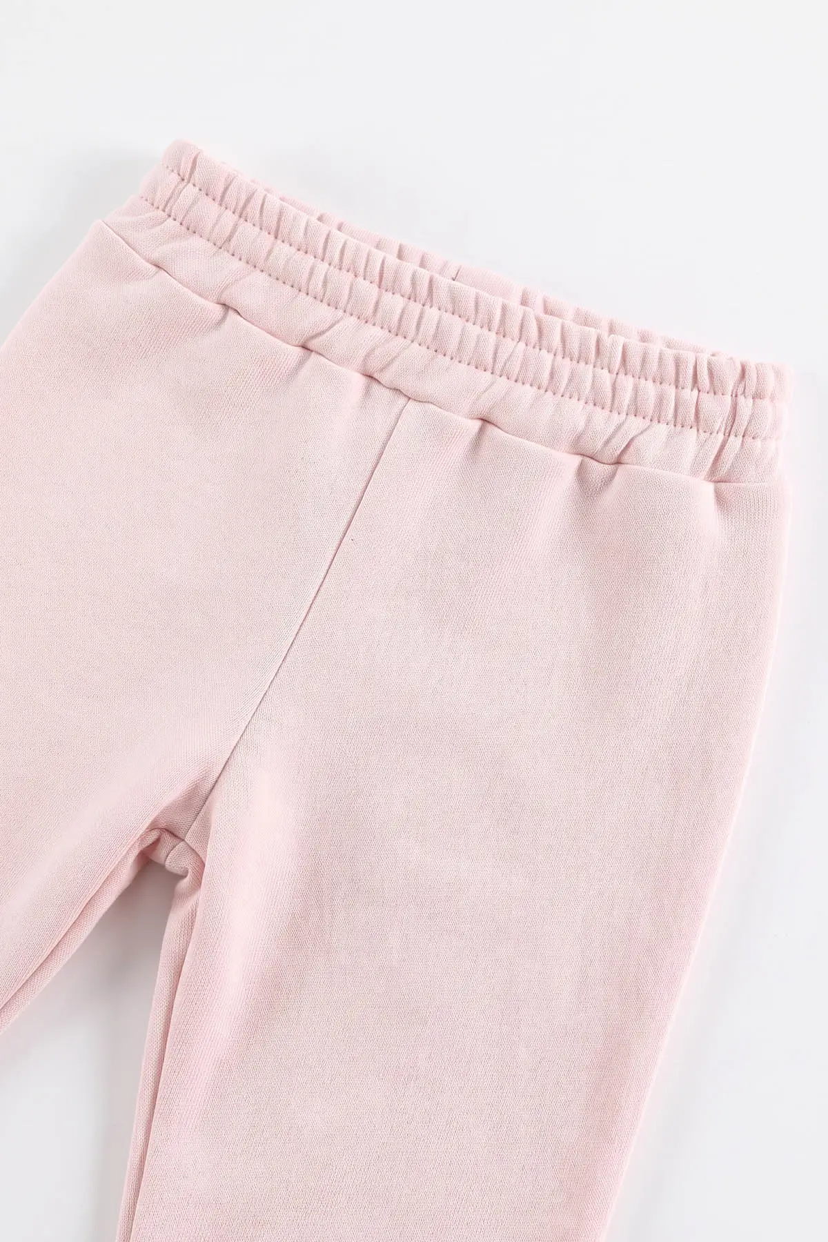 Pembe (6-24 Ay) C Nakışlı Kolej Ceketli İçi Peluş Kız Bebek Kışlık Takım 493945