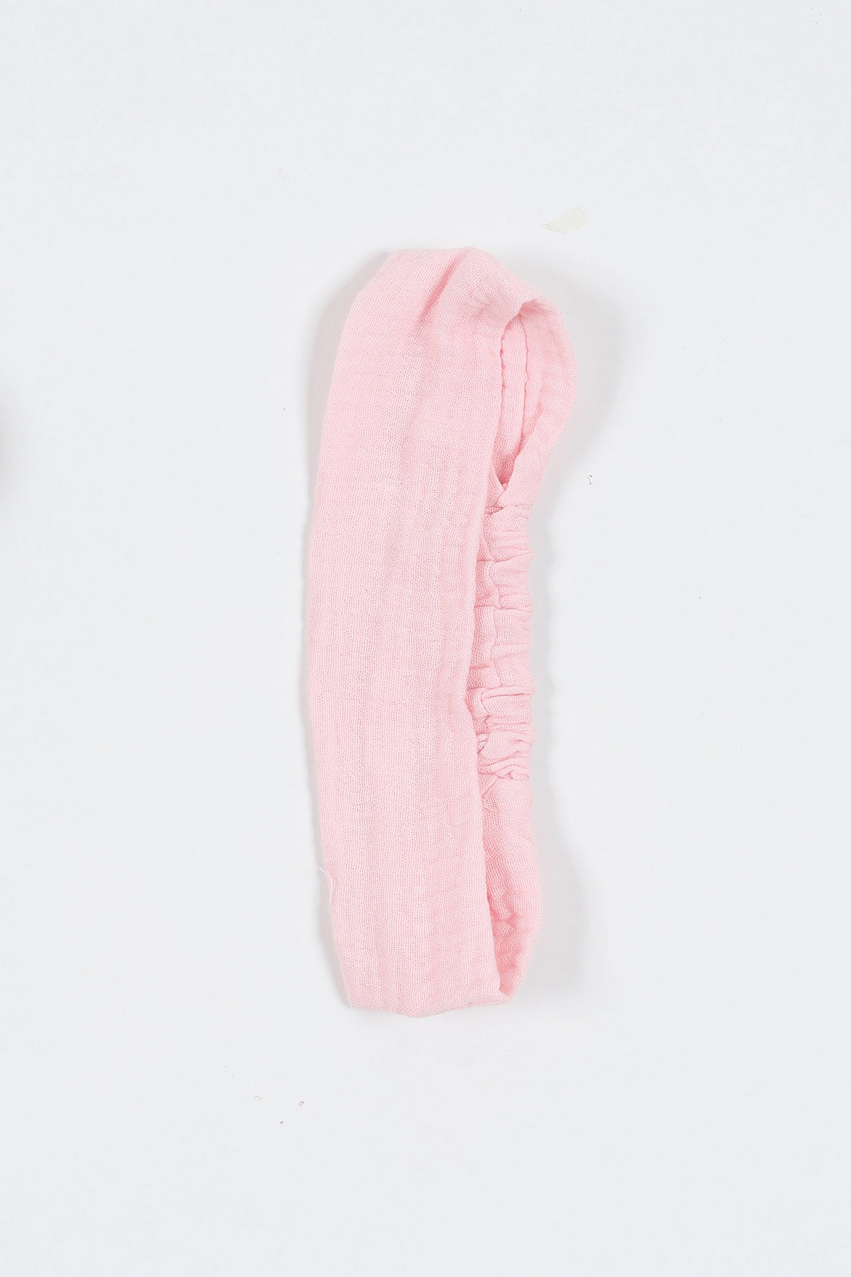 Pembe (6-24 Ay) Çiçekli Desenli Düğmeli  Bandanalı Müslin Kız Bebek Elbise 340705