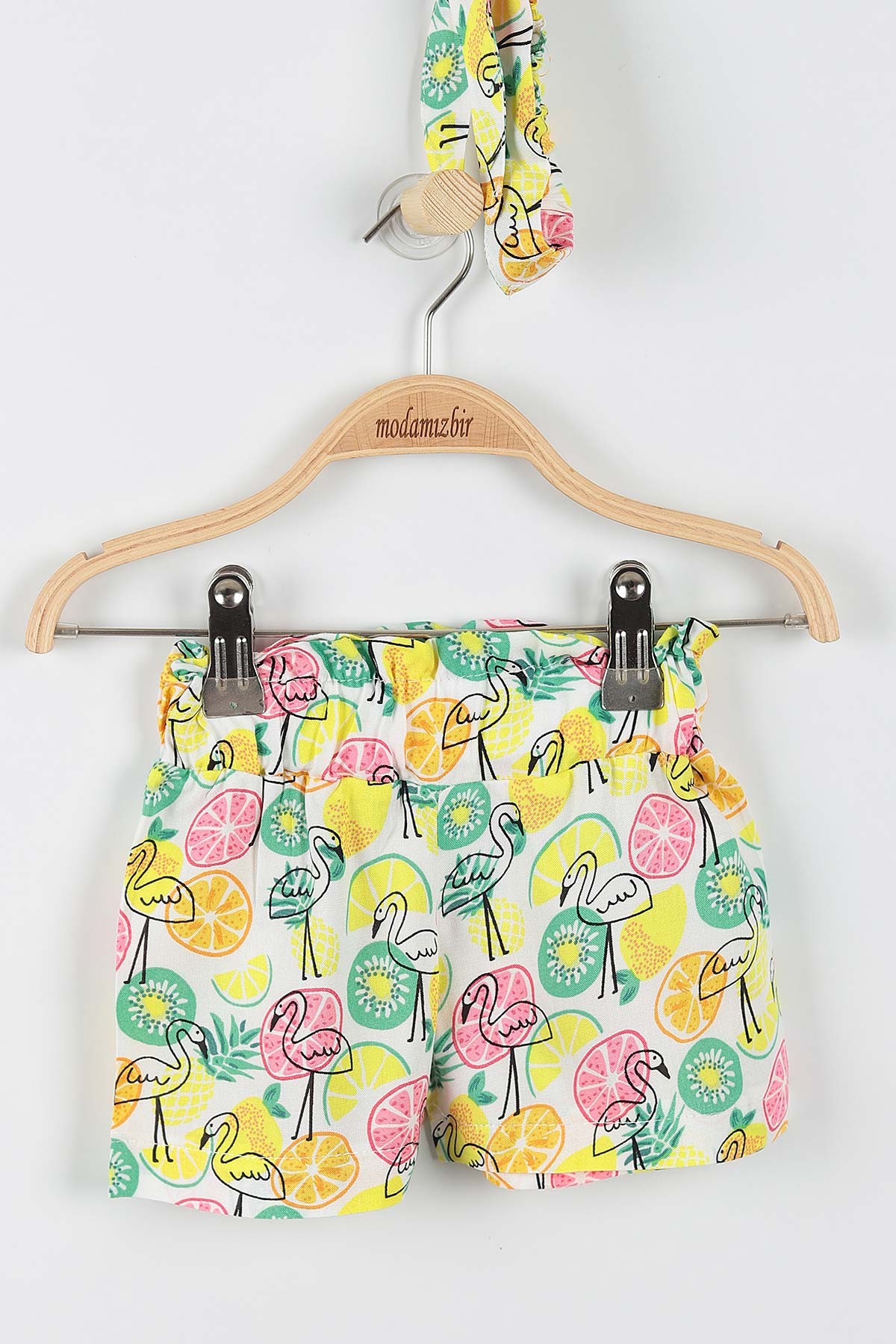 Pembe (6-24 Ay) Flamingo Desenli Kız Bebek Takım 175715