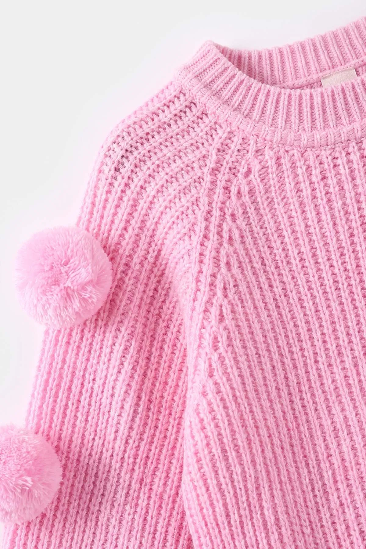 Pembe (6-24 Ay) Ponpon Kazaklı Bandanalı Çoraplı Etekli Kız Bebek Takım 474168