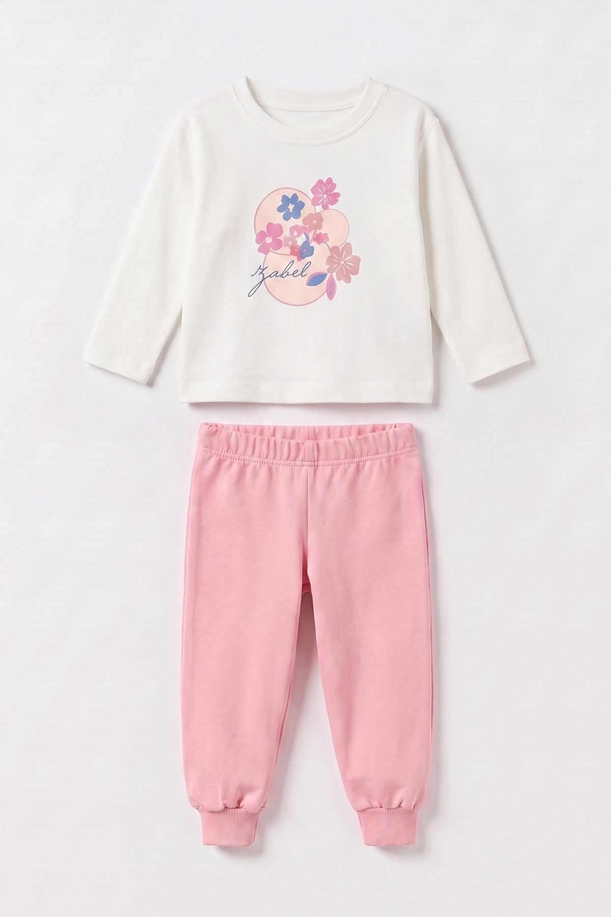 Pembe (6-24 Ay) Puantiye Baskılı Hırkalı Kız Bebek 3'lü Mevsimlik Takım 475655