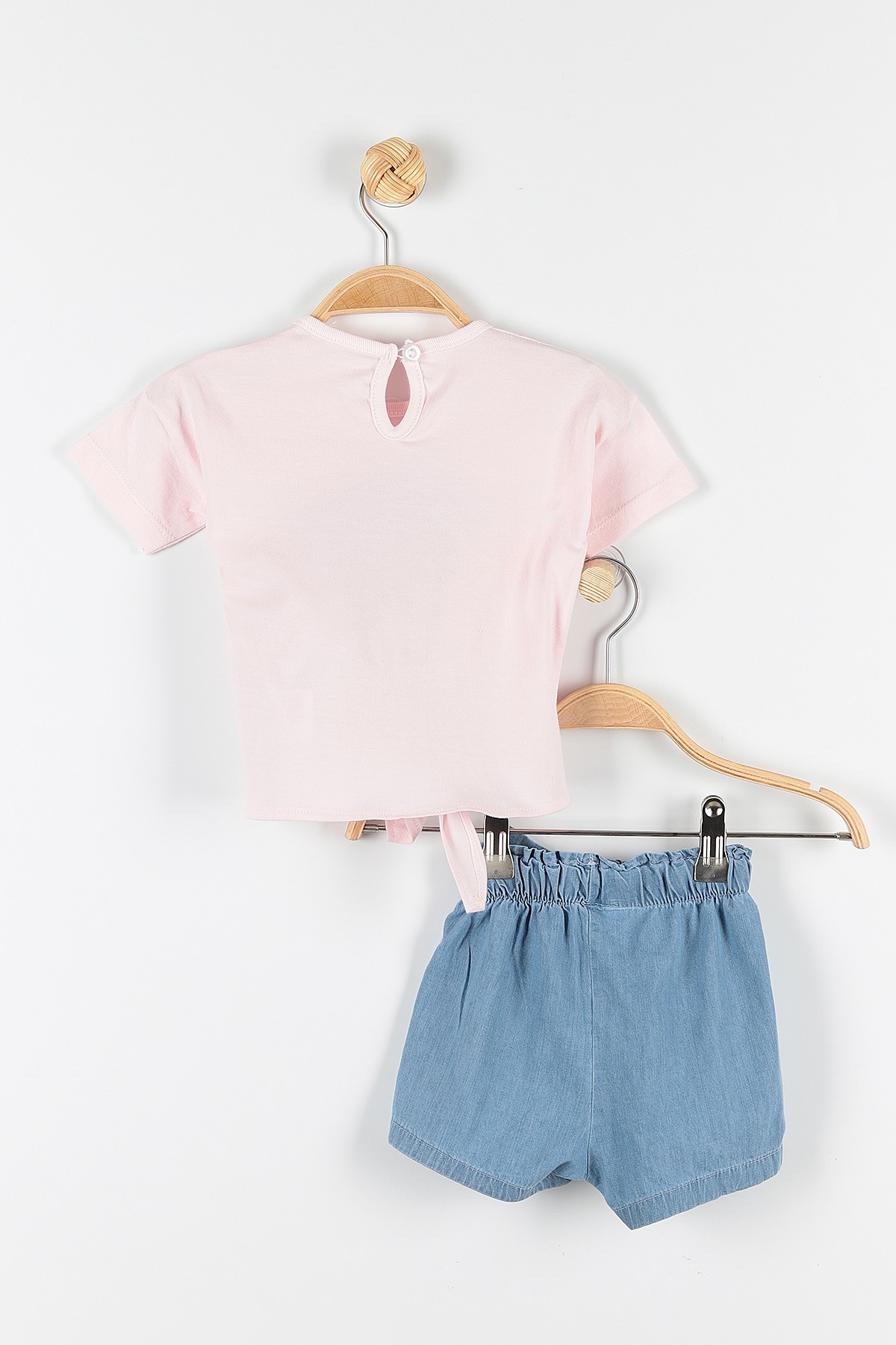 Pembe (6-24 Ay) Pwr Girl Gökkuşağı Nakışlı Kız Çocuk Takım 171822