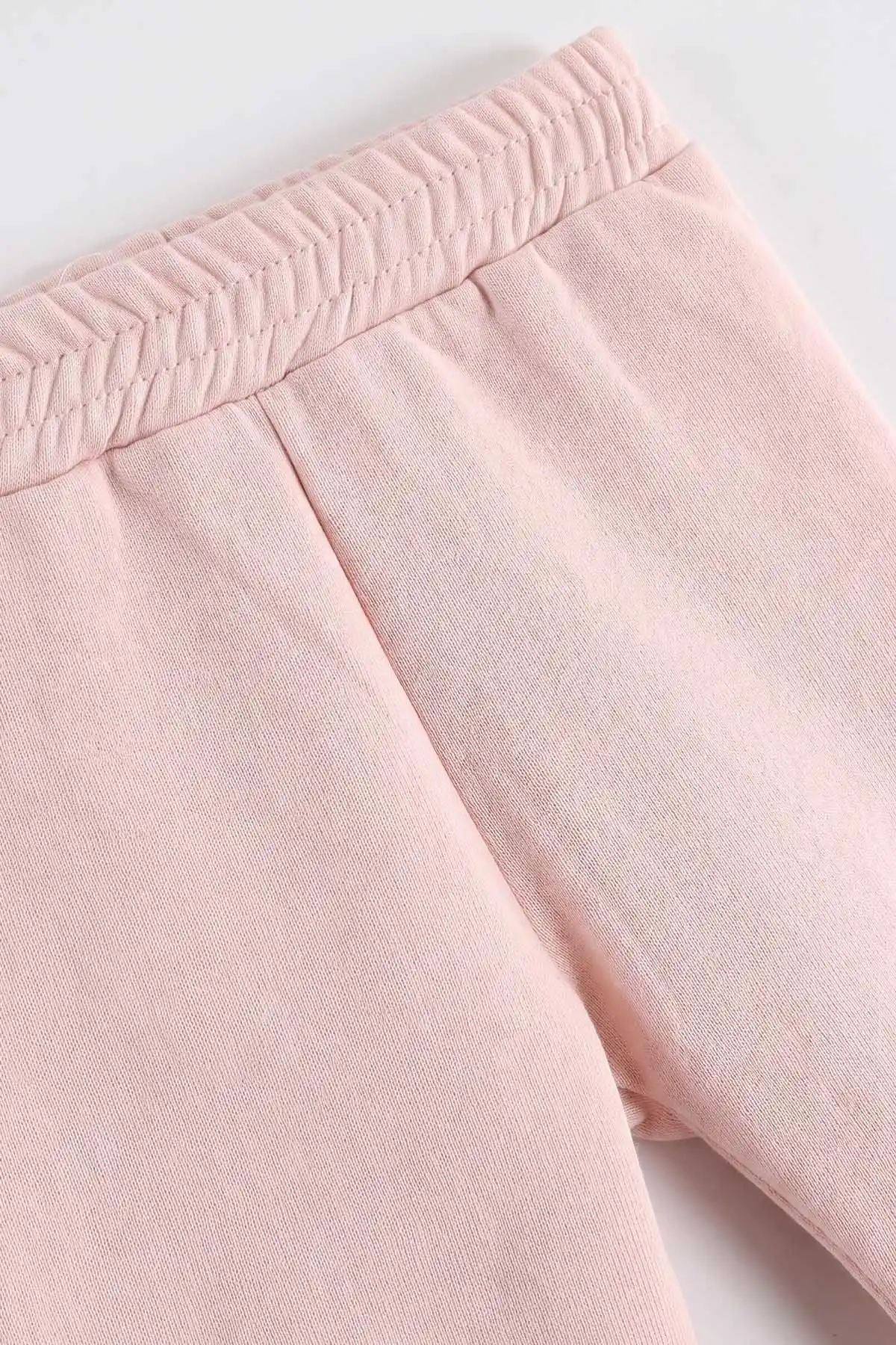 Pembe (6-24 Ay)Dantel Yaka  Balon Kol İçi Şardonlu Kız Bebek Kışlık Takım 493955