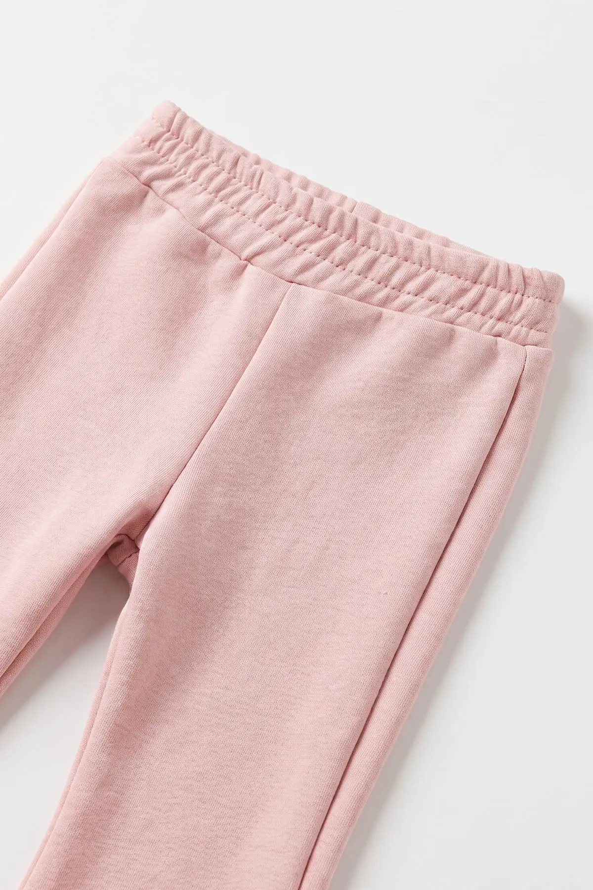 Pembe (6-24 Ay)Nakışlı İçi Peluş Montlu Kız Bebek 3'lü Takım 482583