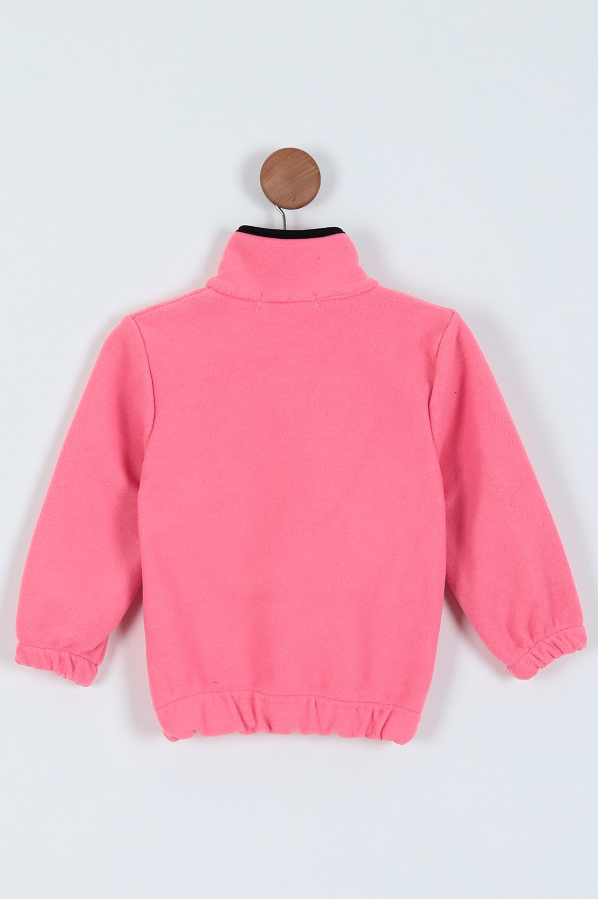 Pembe (8-12 Yaş) Bel Lastikli Yarım Fermuarlı Kız Çocuk Sweat 224460