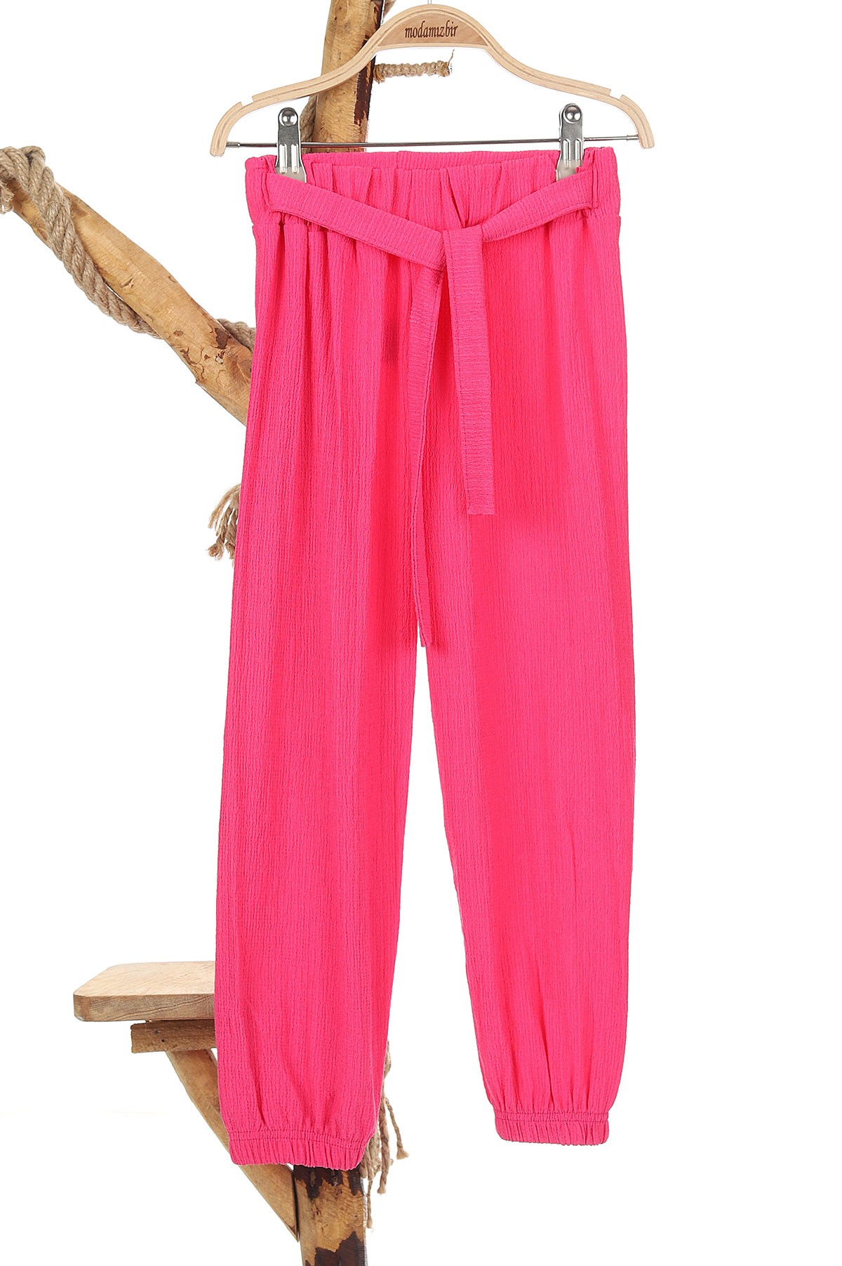 Pembe (8-12 Yaş) You Got Thıs Çiçek Baskılı Belden Bağlamalı Kız Çocuk Takım 165525