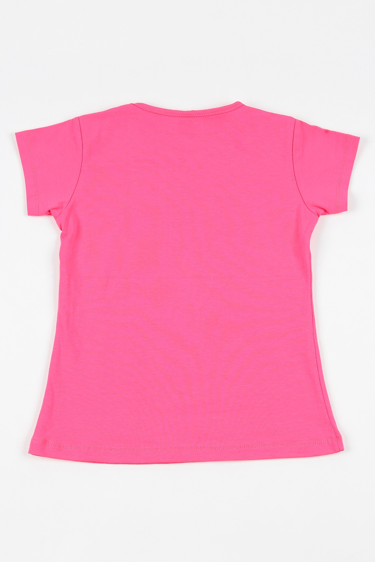Pembe (9-12 Yaş) Baskılı Kız Çocuk Tişört 110800
