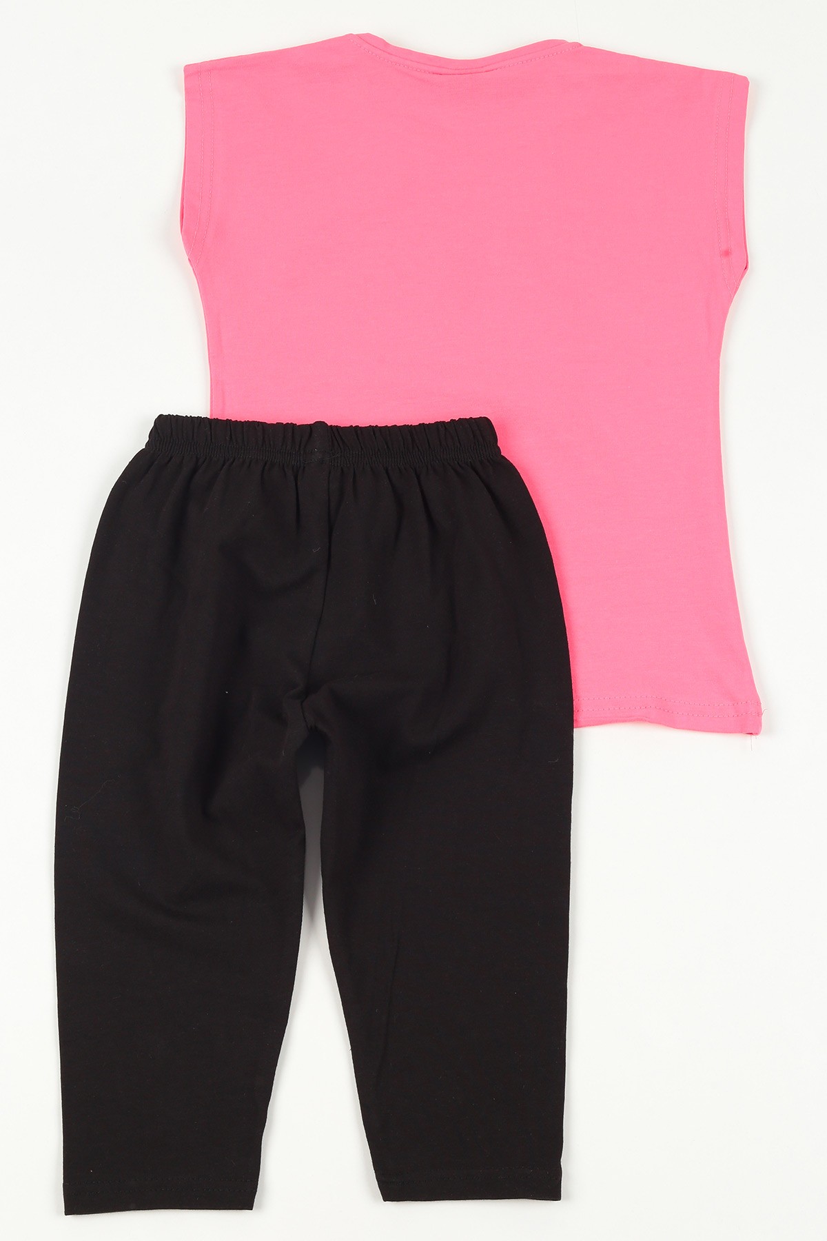 Pembe (9-12 yaş) Ördek Baskılı Kız Çocuk Taytlı Takım 109142