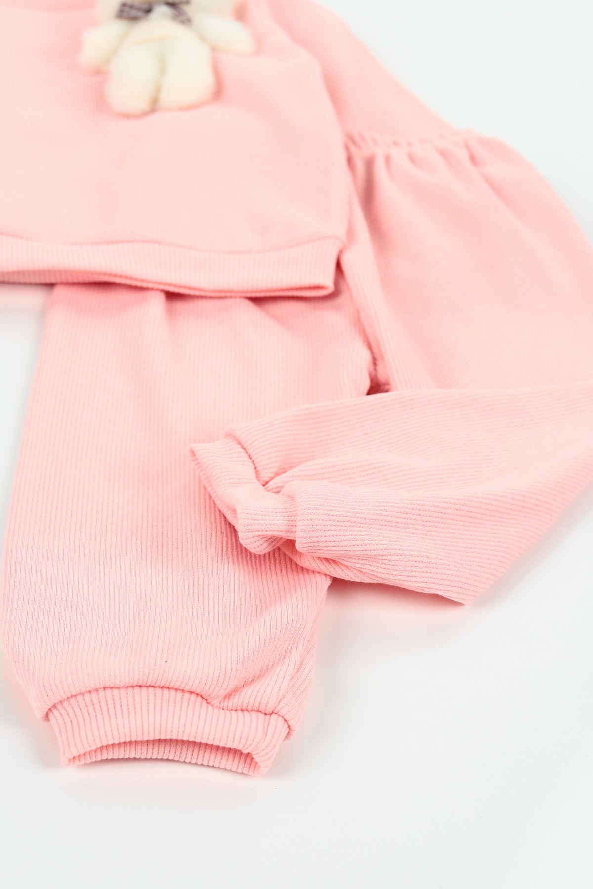 Pembe (9-18 ay) Ayıcıklı Kız Çocuk Takım 127411