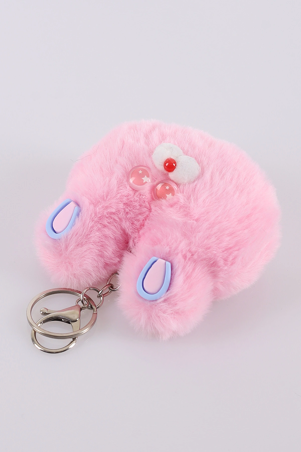 Pembe Ayıcık Figürlü Peluş Anahtarlık&Çanta Süsü 404655