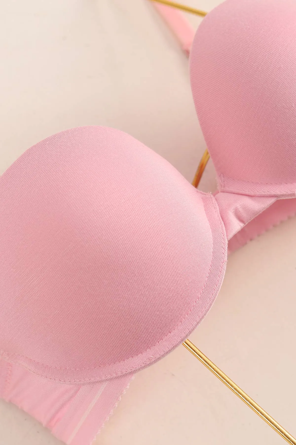 Pembe Bambu Spor Model Destekli Sütyen 425887