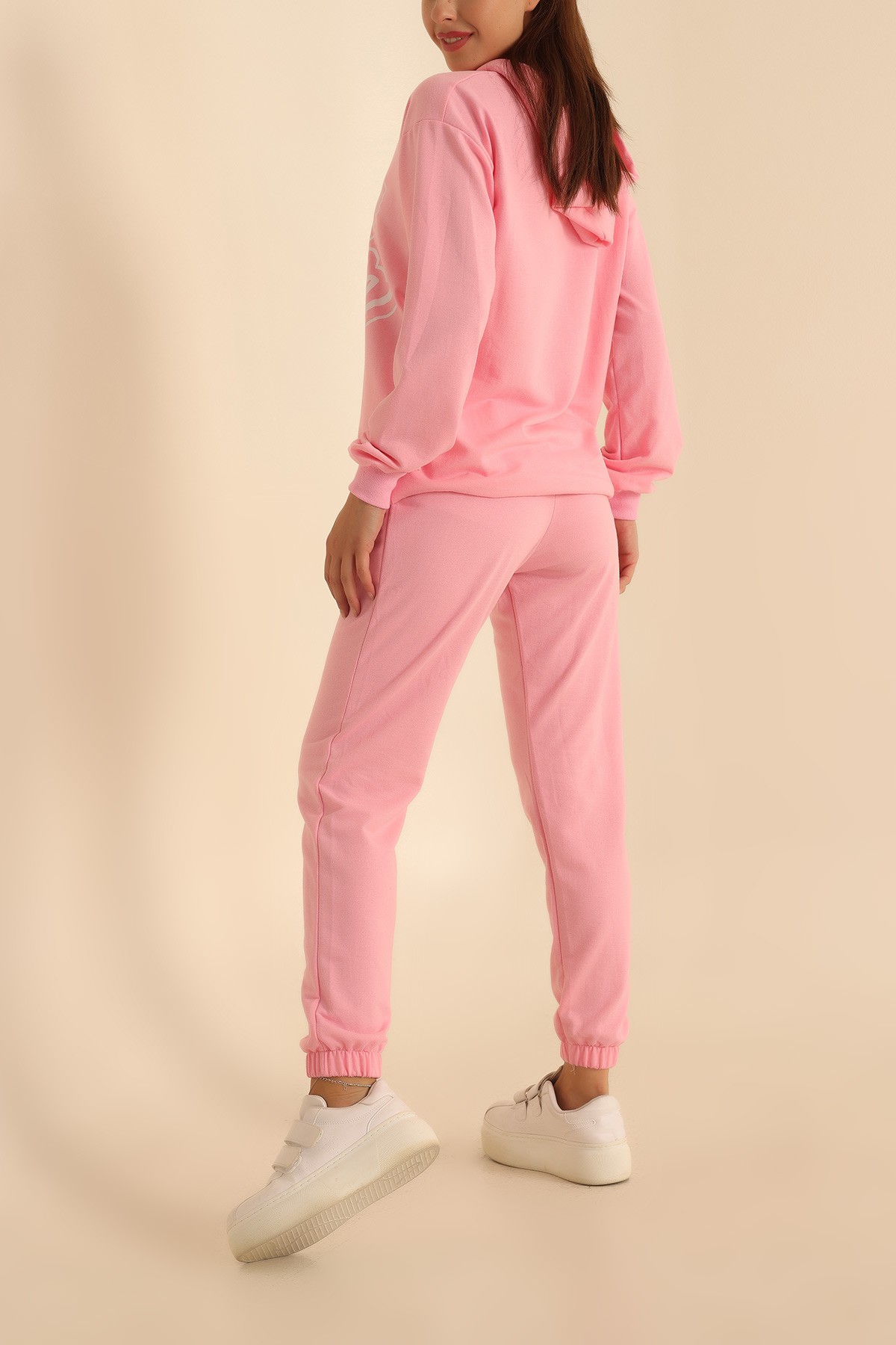 Pembe Baskılı İki İp Bayan İkili Takım 202874