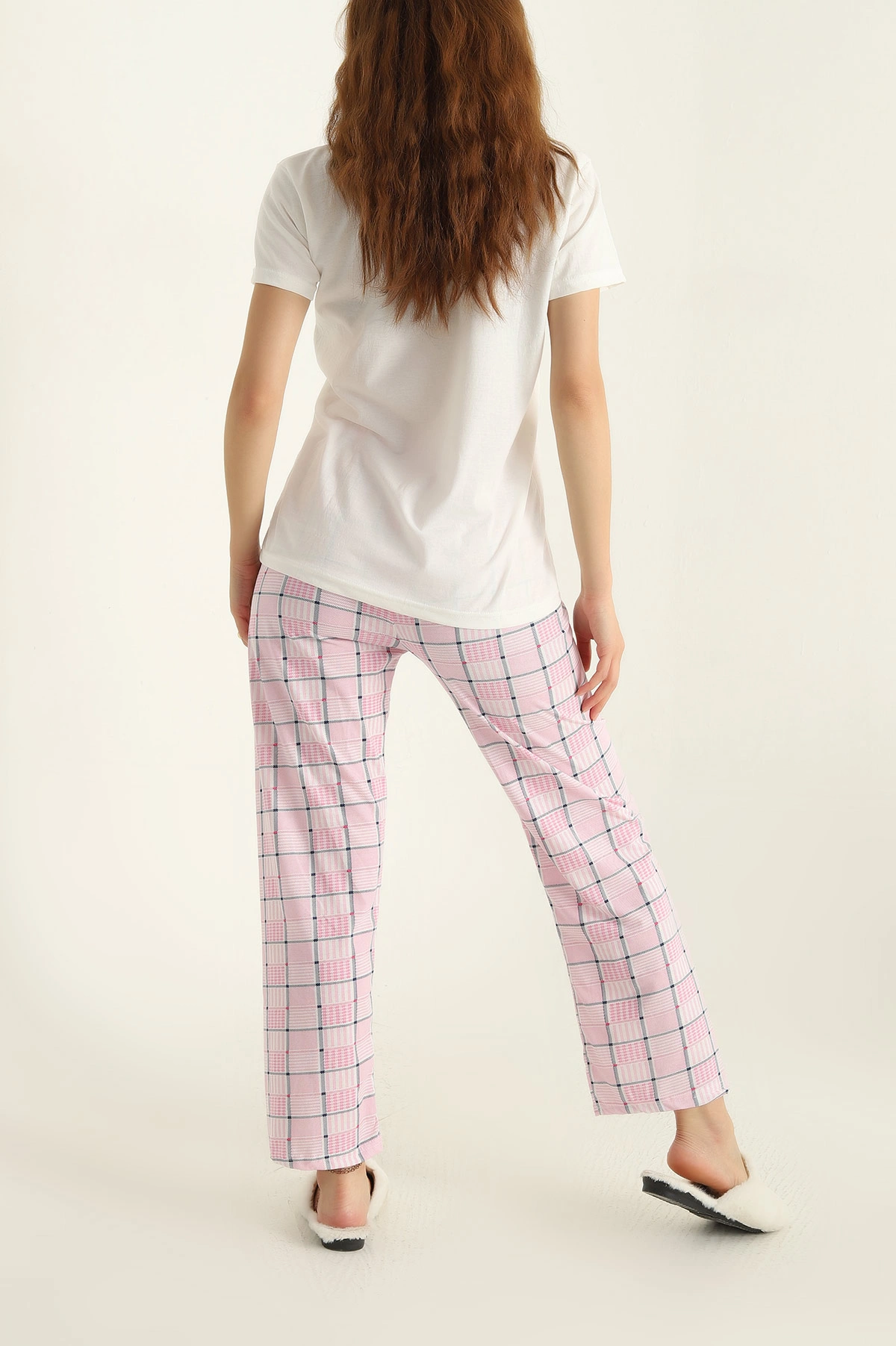 Pembe Baskılı Süprem Pijama Takımı 288925