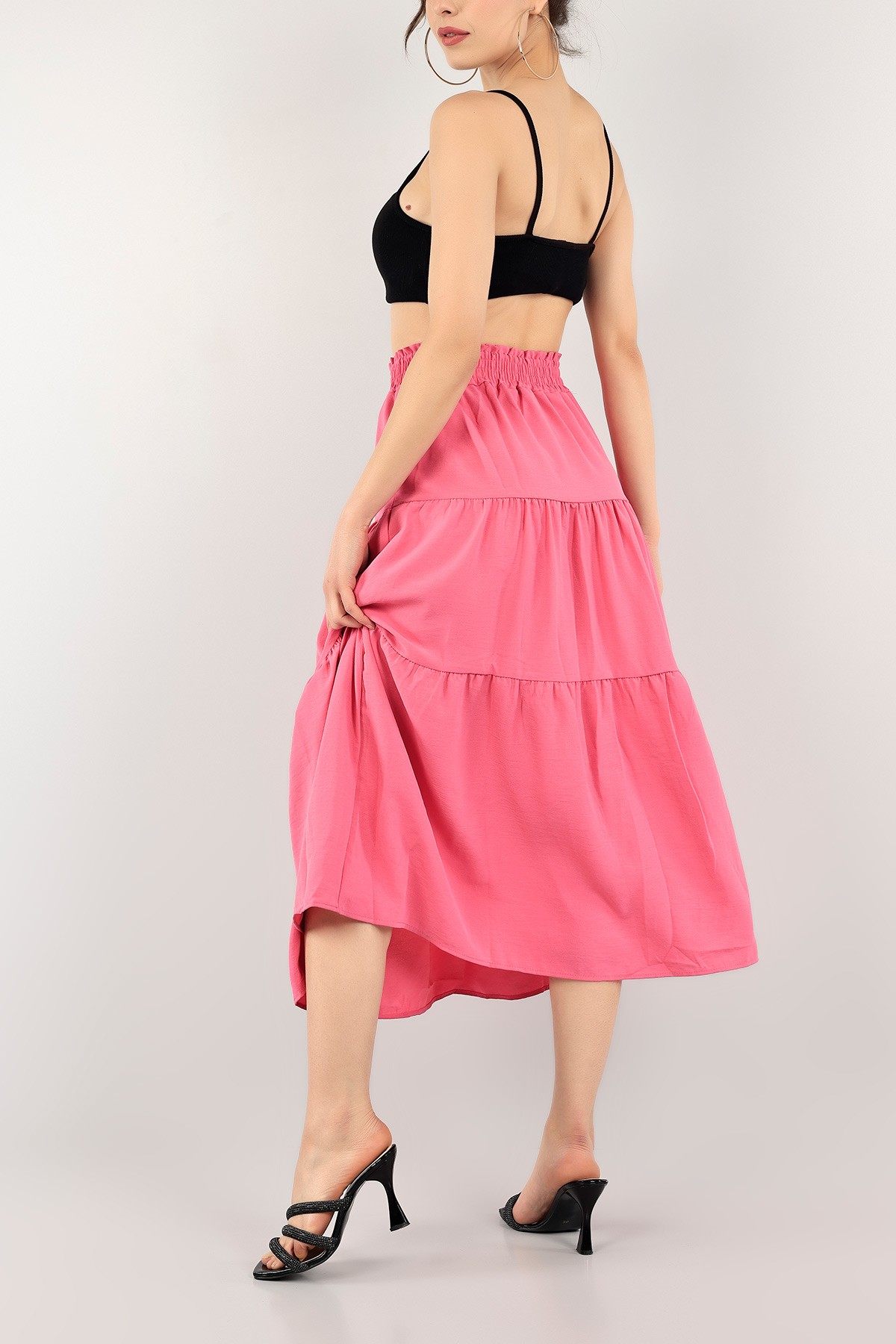 Pembe Beli Gipeli Aerobin Etek 113184