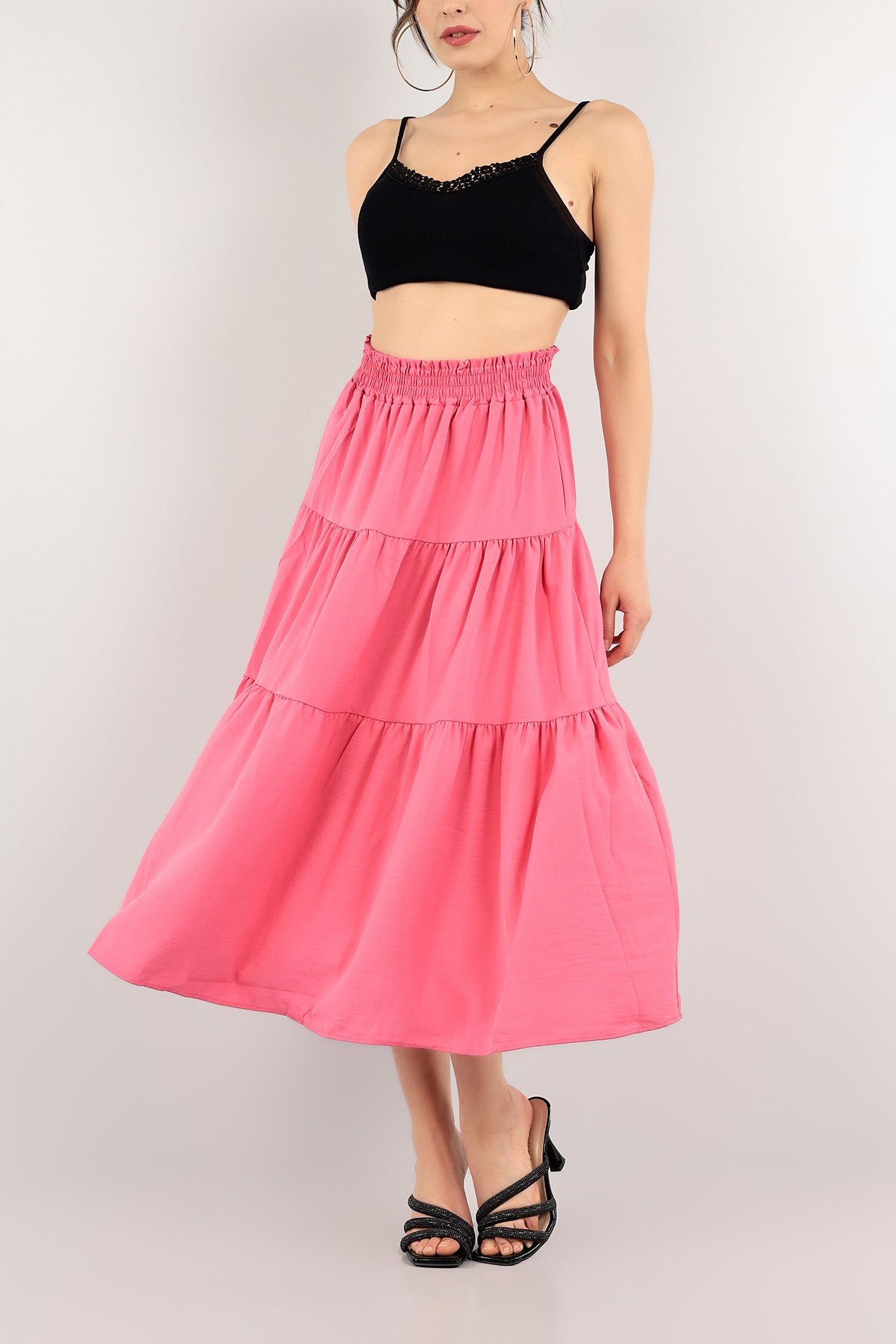 Pembe Beli Gipeli Aerobin Etek 113184